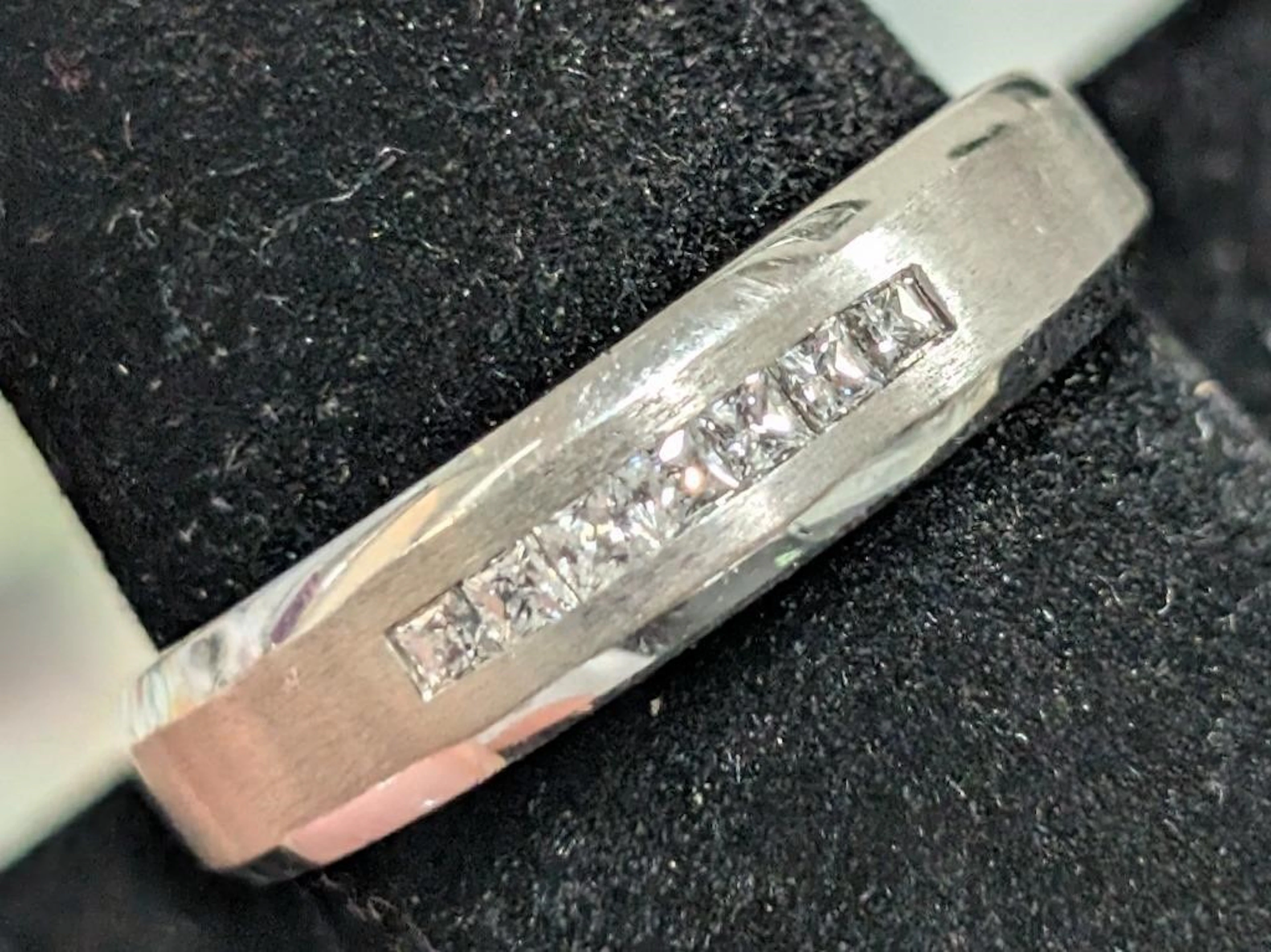 $80, Silver(3.13g), czRing, size 10, appraised/ret