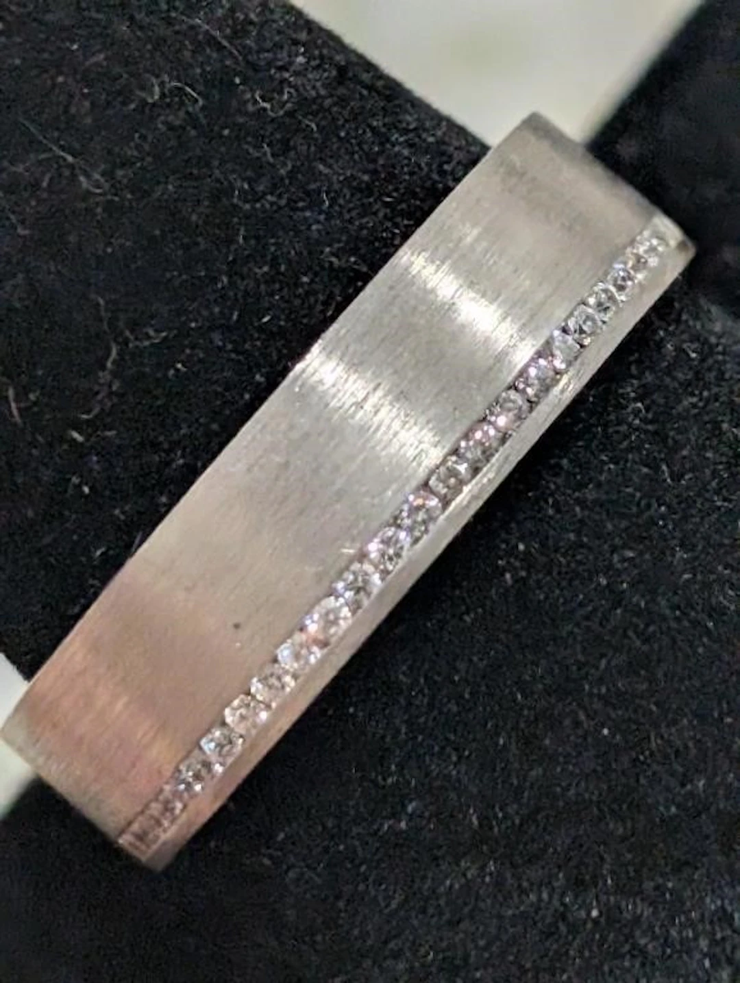 $110, Silver(4.33g), czRing, size 10, appraised/re