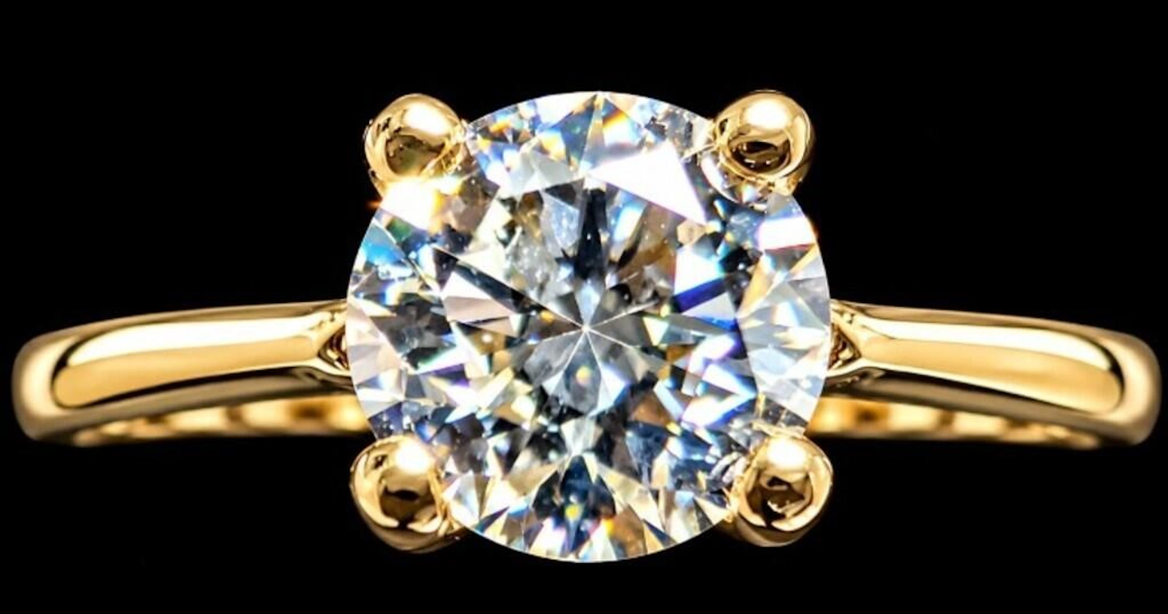 $2000, 10k(1.1g), lab diamond (0.4ct)ring, size 7