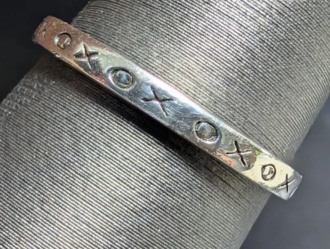 $50, silver(1.29g), ring, size , retail value $50