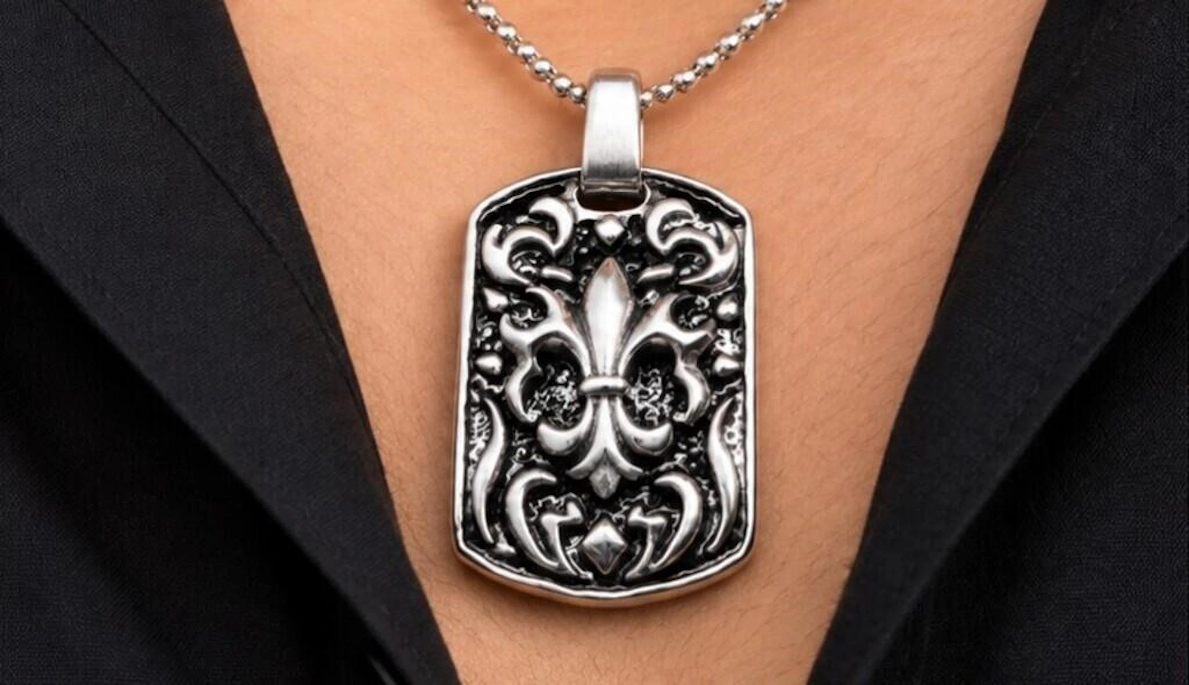 $110, stainless steel (11.85g), pendant, retail va