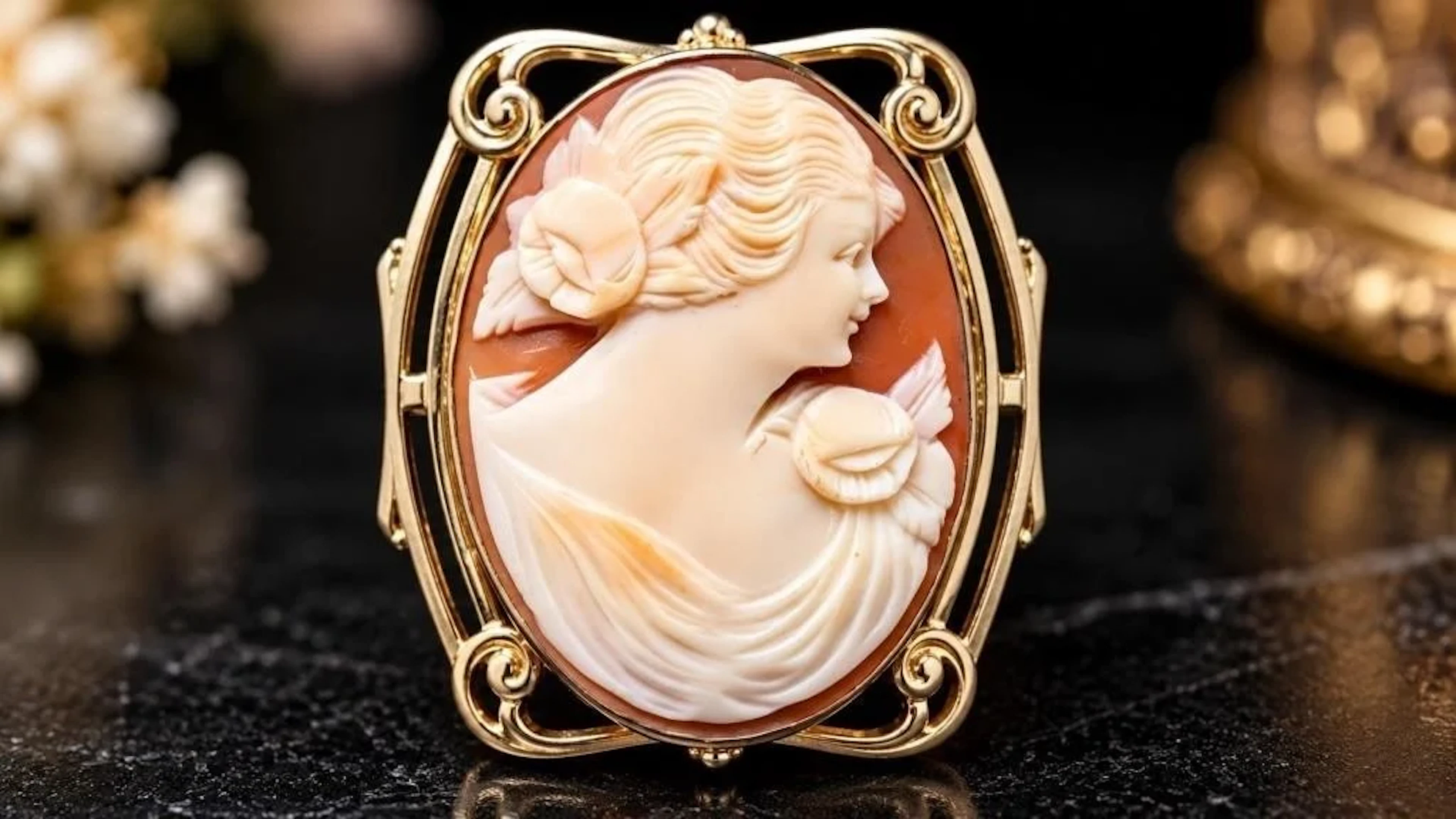 $140, Silver(5.73g), CameoBrooch, appraised/retail