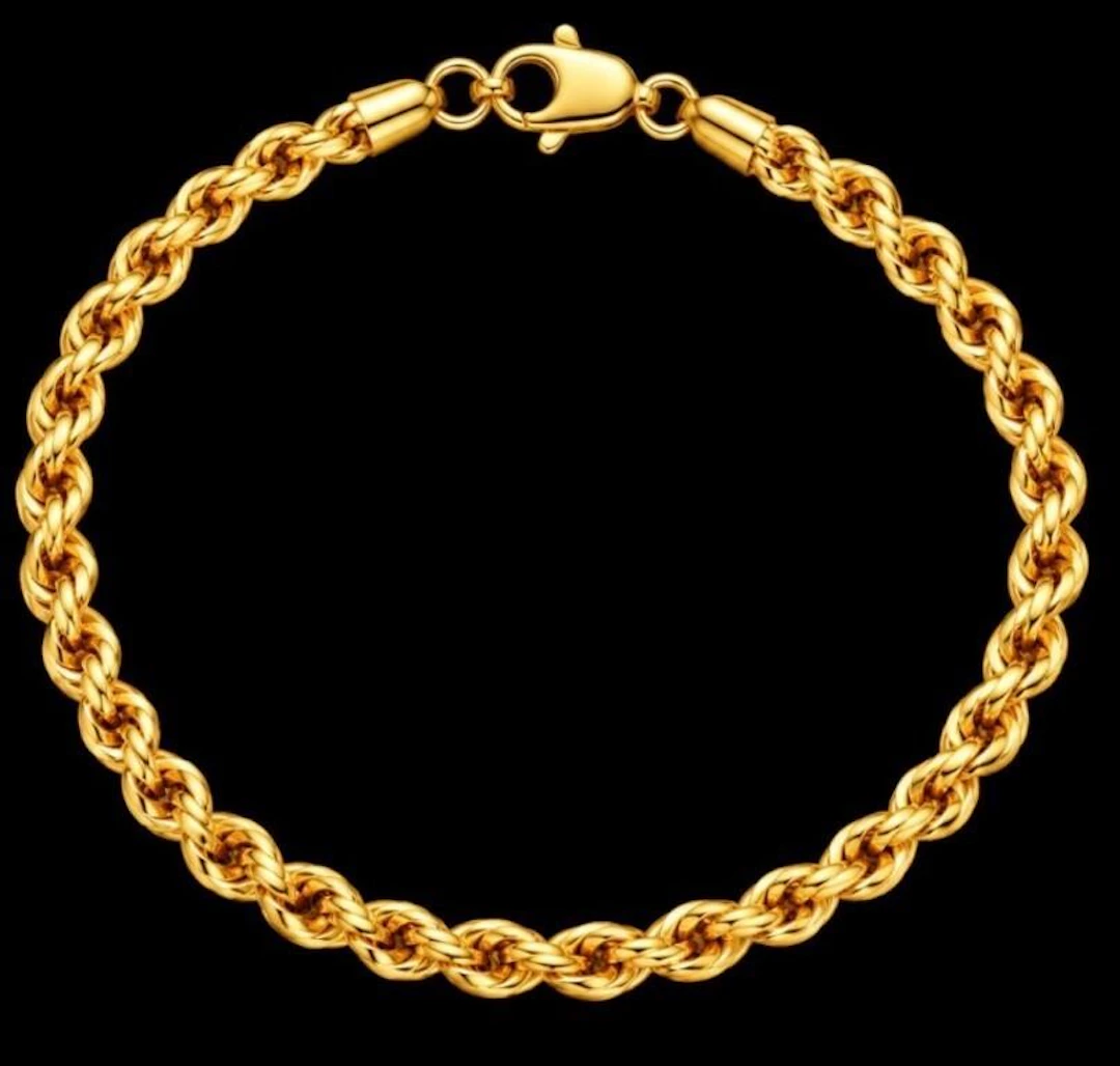 $600, 10k(0.85g), bracelet 7", retail value $600
