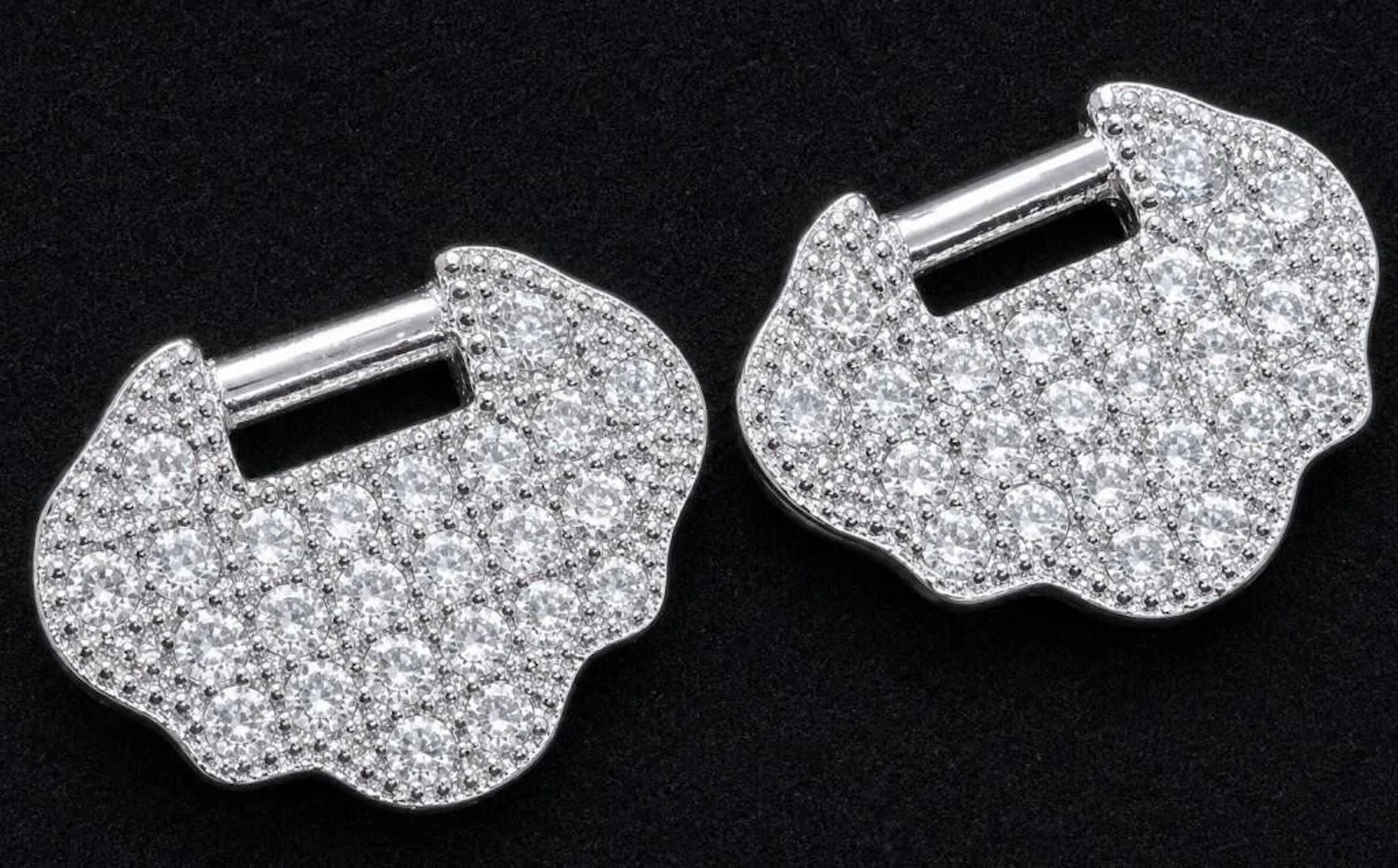 $50, silver cz earring, MSRP $50