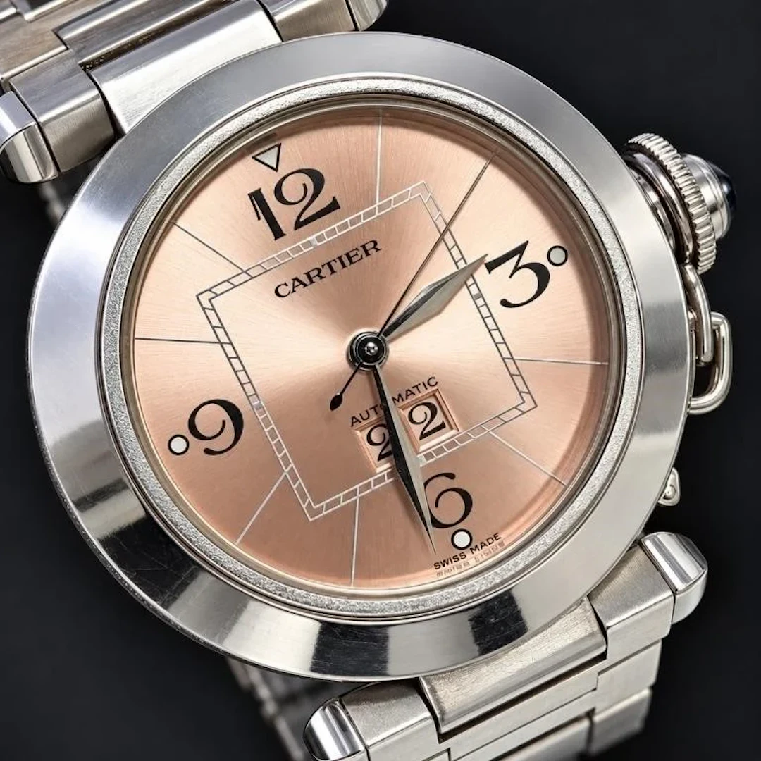 $5000, Cartier Pasha C Big Date 35mm automatic pin