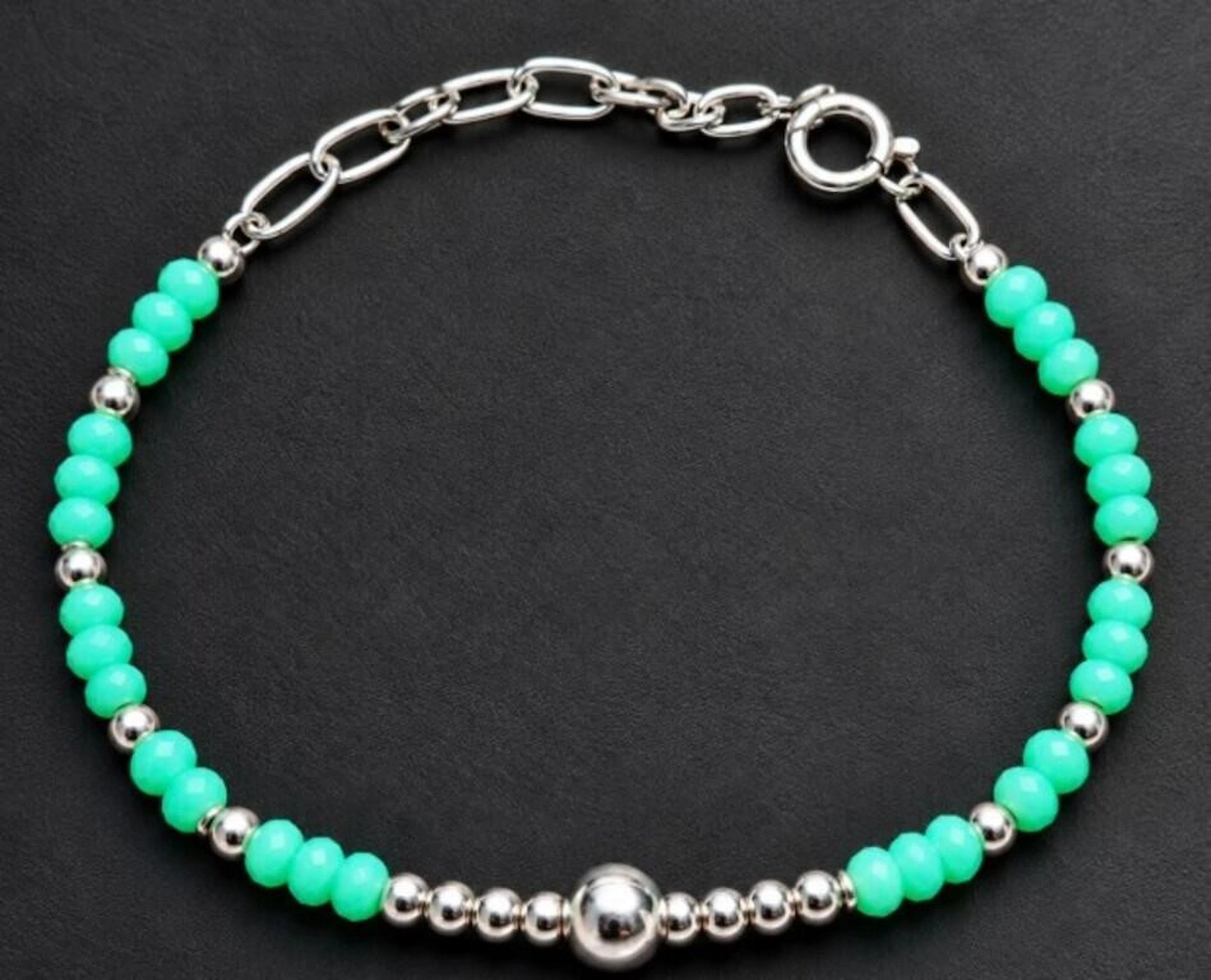 $100, silver (2.6g), turquoisebracelet (stretchabl