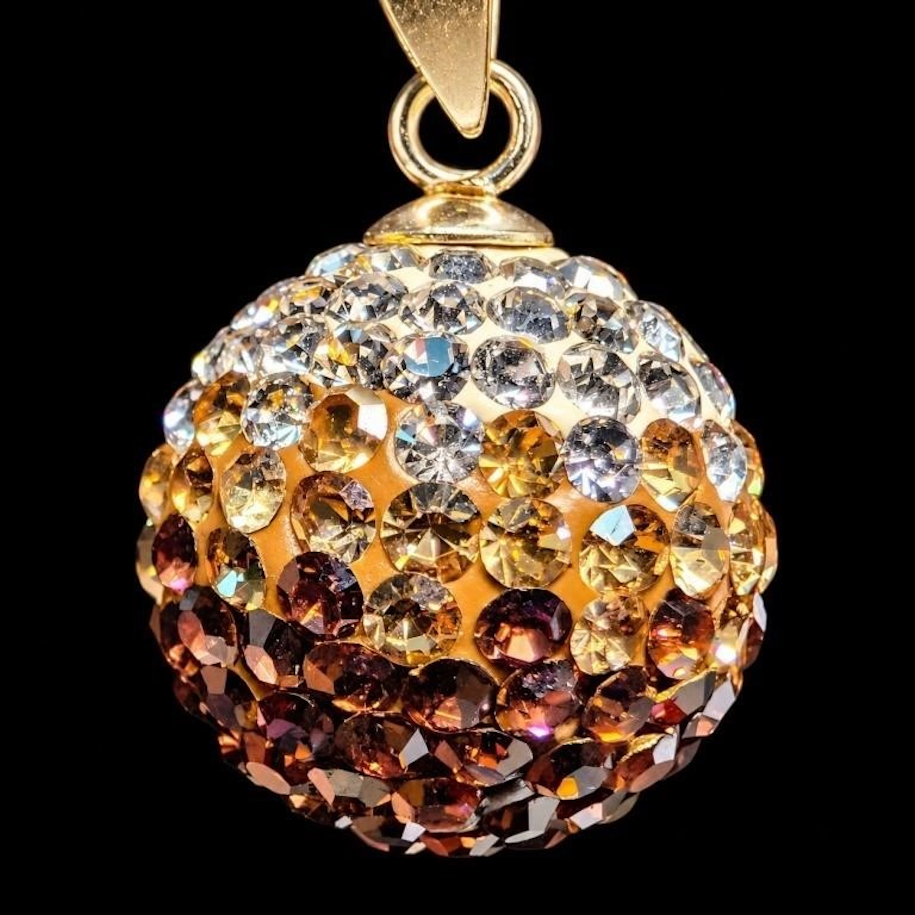 $60, silver (2.12g), crystal ball pendant, retail