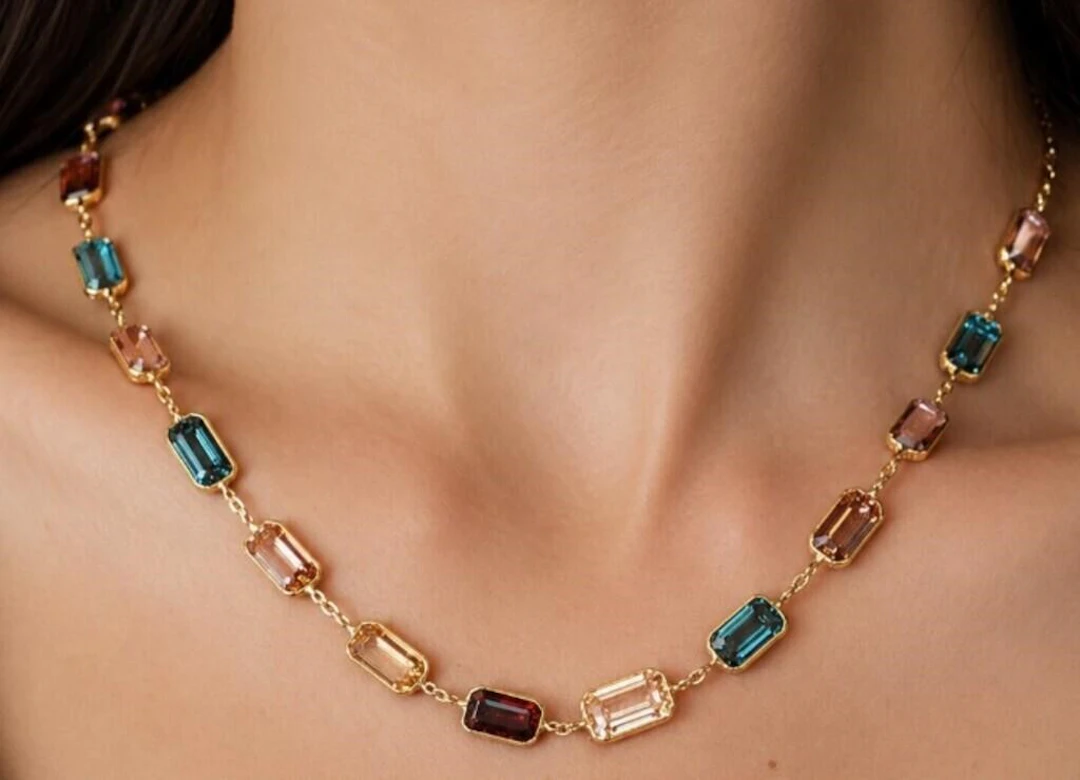 $4710, 10k(3.58g), lab diamond (4.8ct)necklace 19"