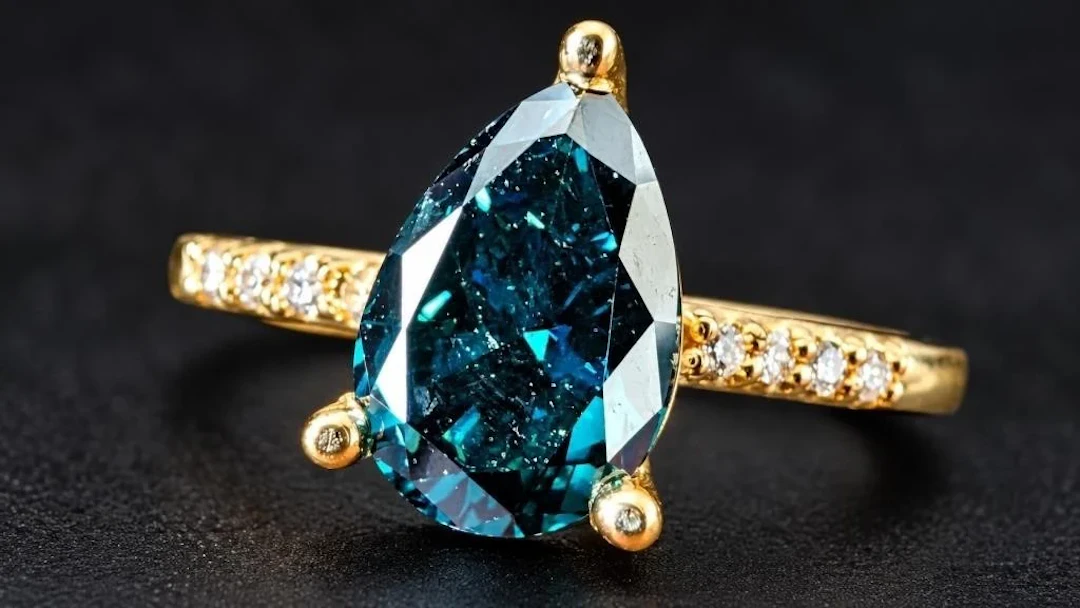 $3600, 10k(1.7g), lab diamond (1.5ct), lab diamond