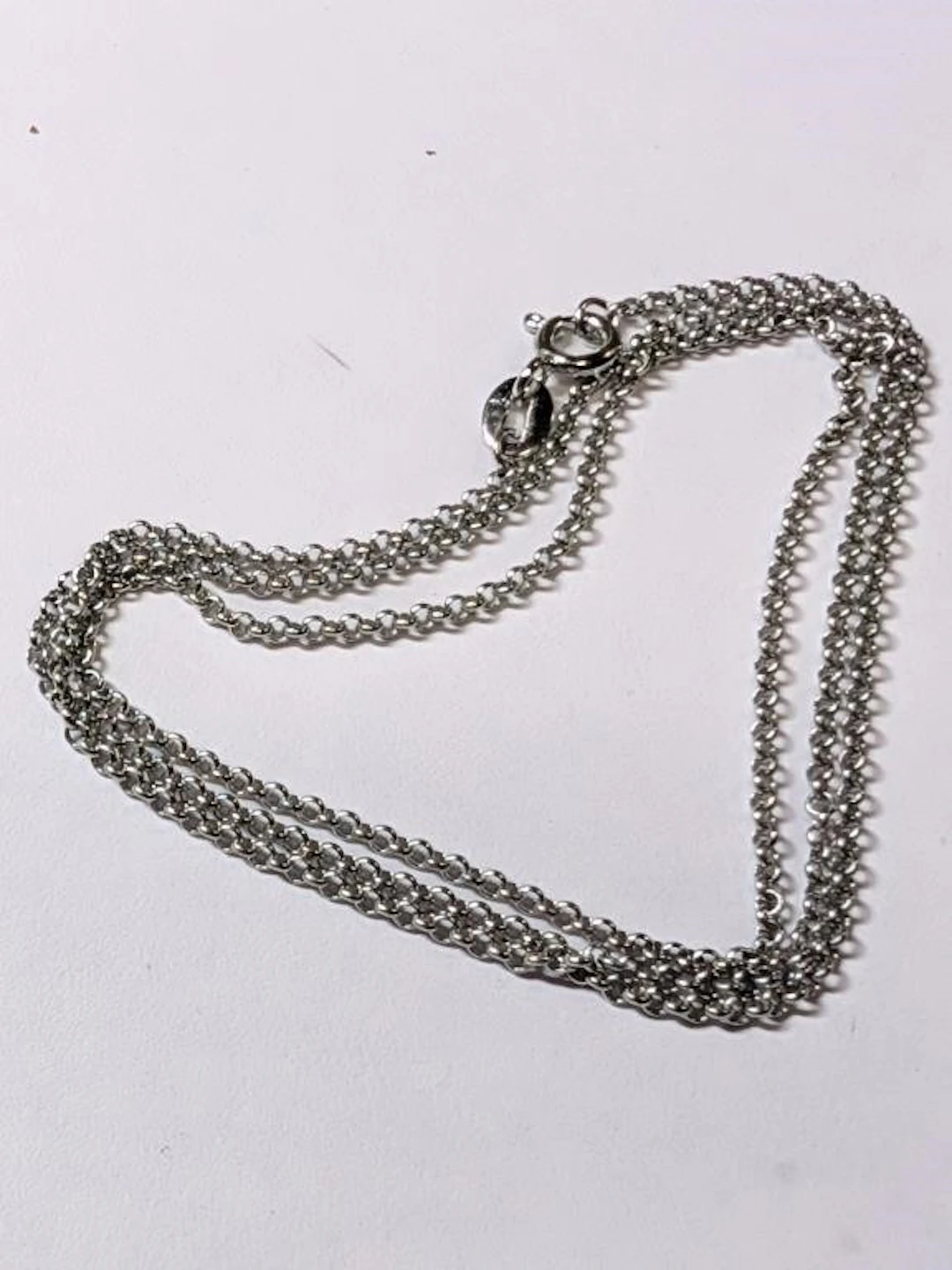 $50, Silver(2.17g), Chain,17", appraised/retail v