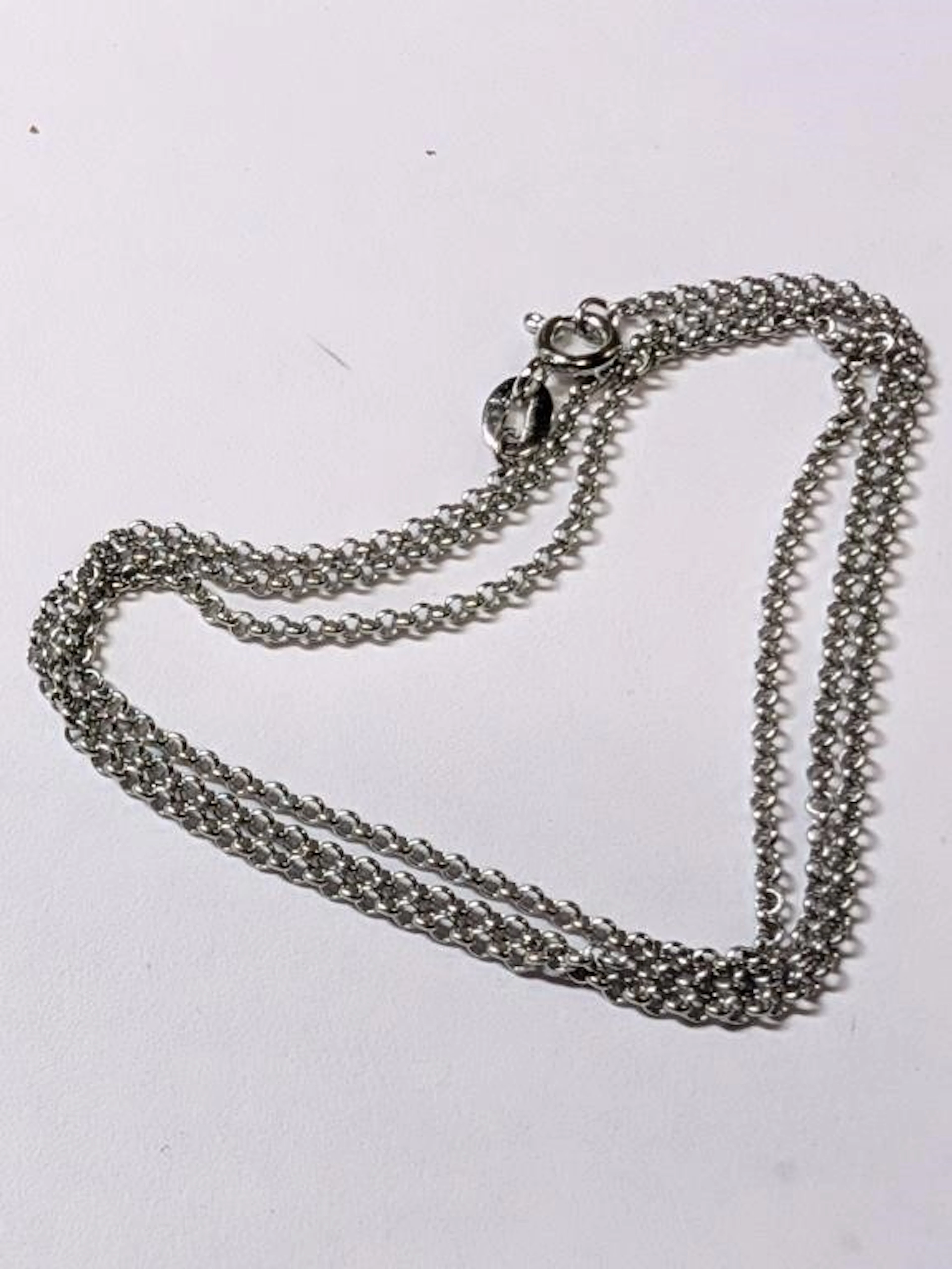 $50, Silver(2.17g), Chain,17", appraised/retail v