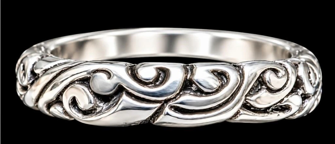 $80, silver(2.6g), ring, size 6.5, retail value $8