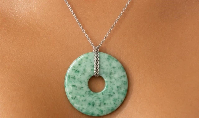 $240, silver(app 15g), jadeite necklace 16-22", r