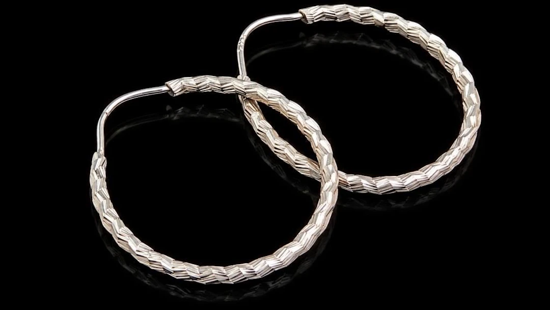 $20, silver(0.8g), earring, retail value $20