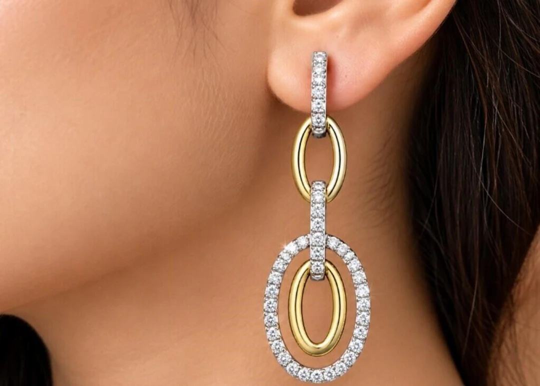 $5000, 10k(4.6g), diamond (0.5ct)earring, appraise