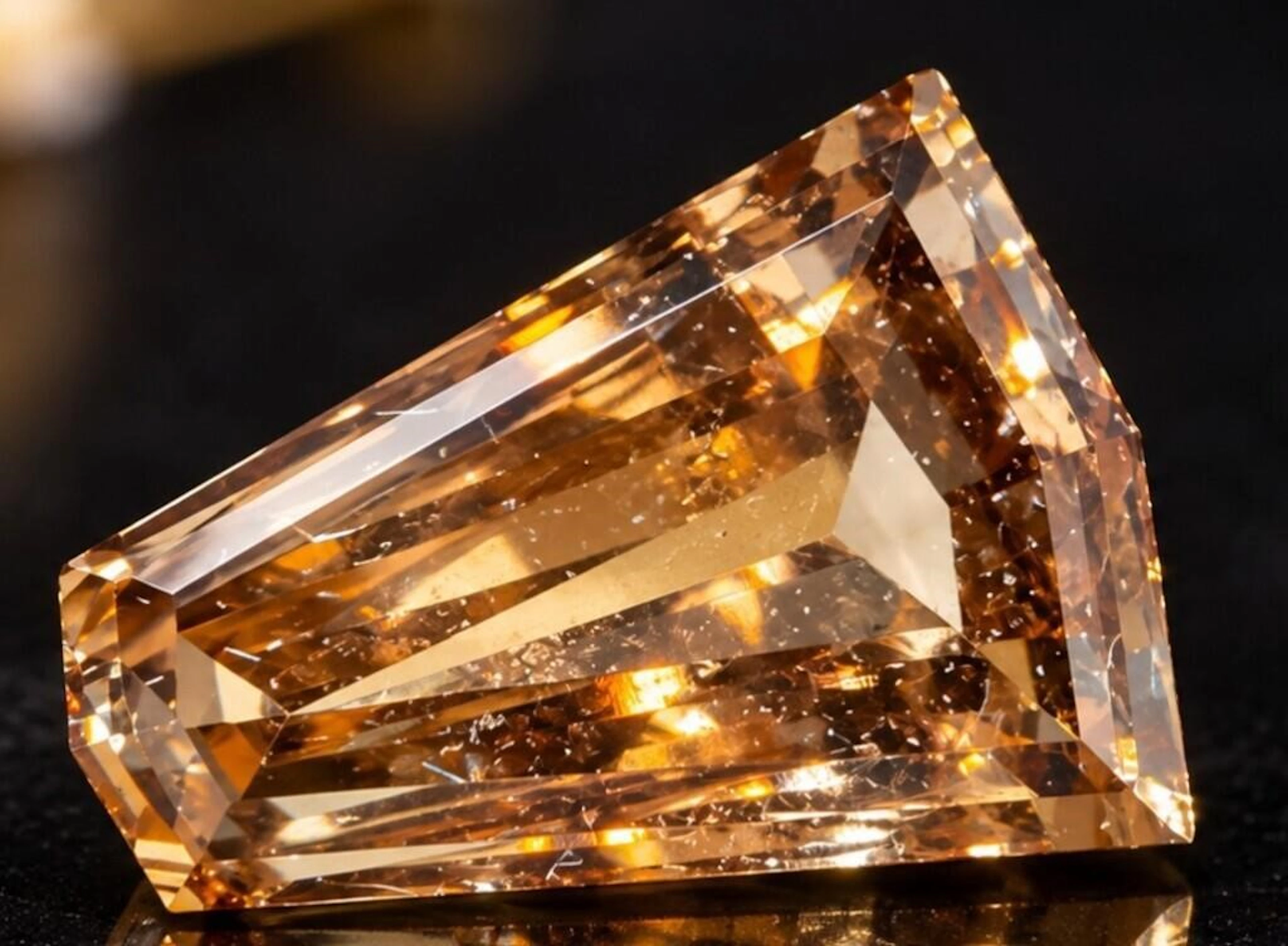 $2200, Lab-grown diamond (2.3ct)gemstone, retail v