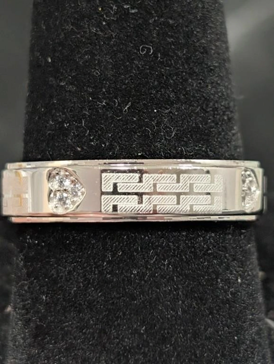 $125, Silver(4.83g), czRing, size 10, appraised/re