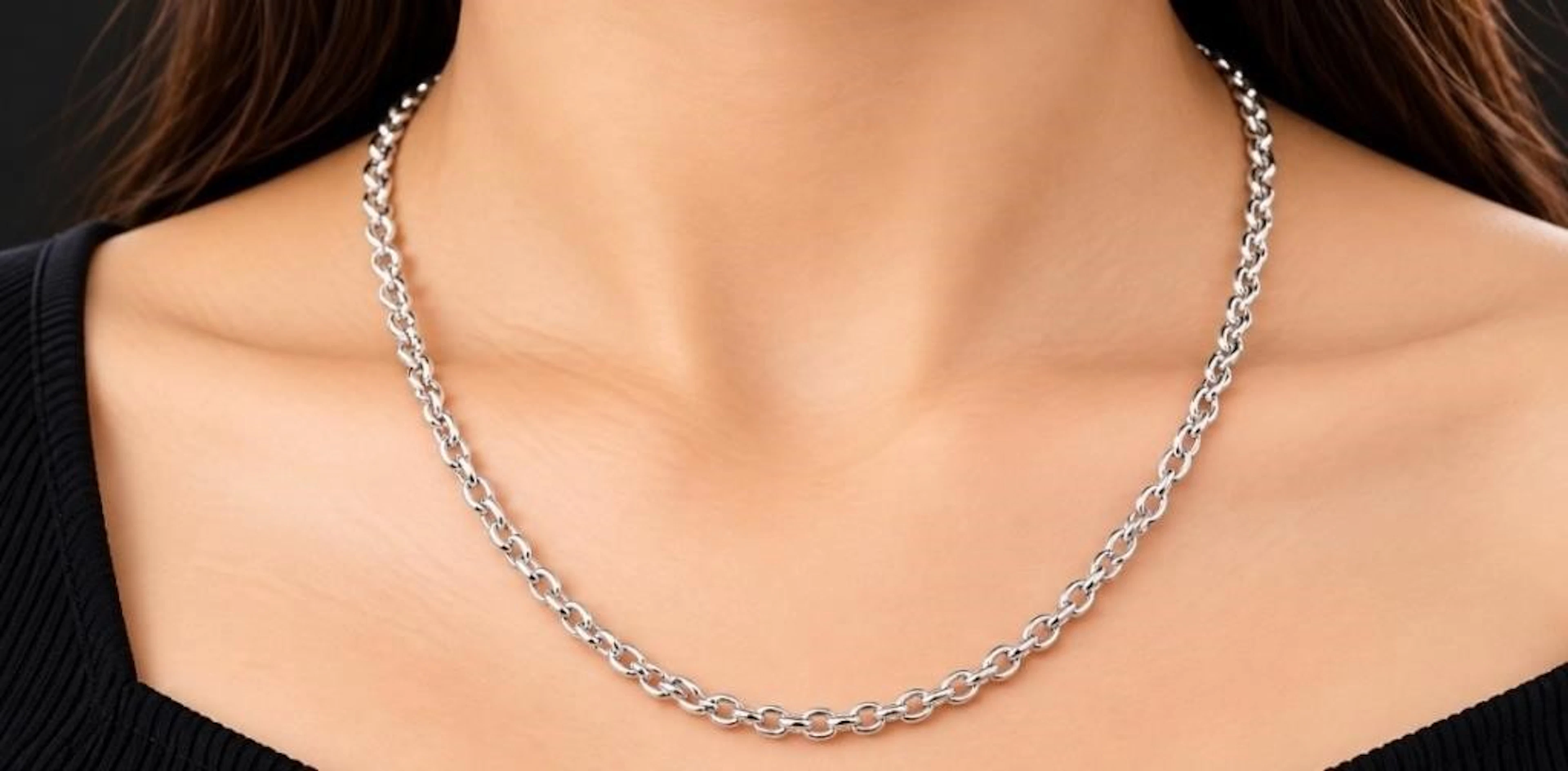 $100, silver(3.8g), chain 18", retail value $100