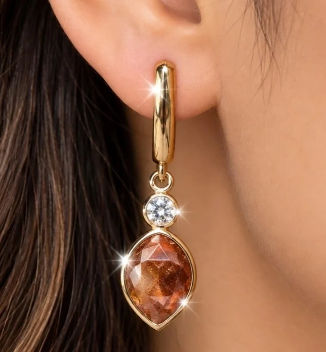 $3000, 10kt(1.83g), Dark Brownish Orange Diamond (
