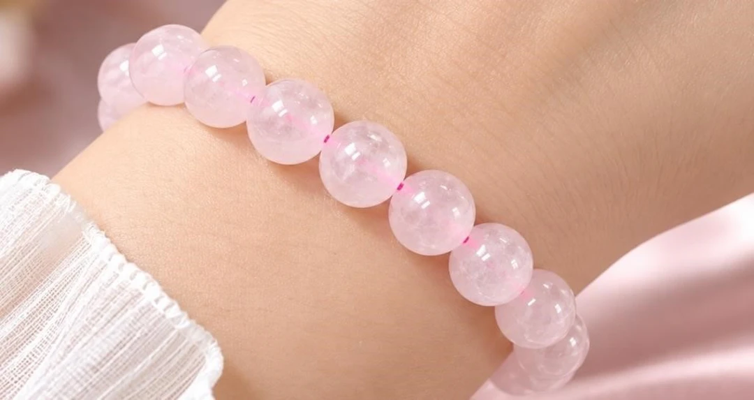 $120, rose quartz bracelet flxible, retail value