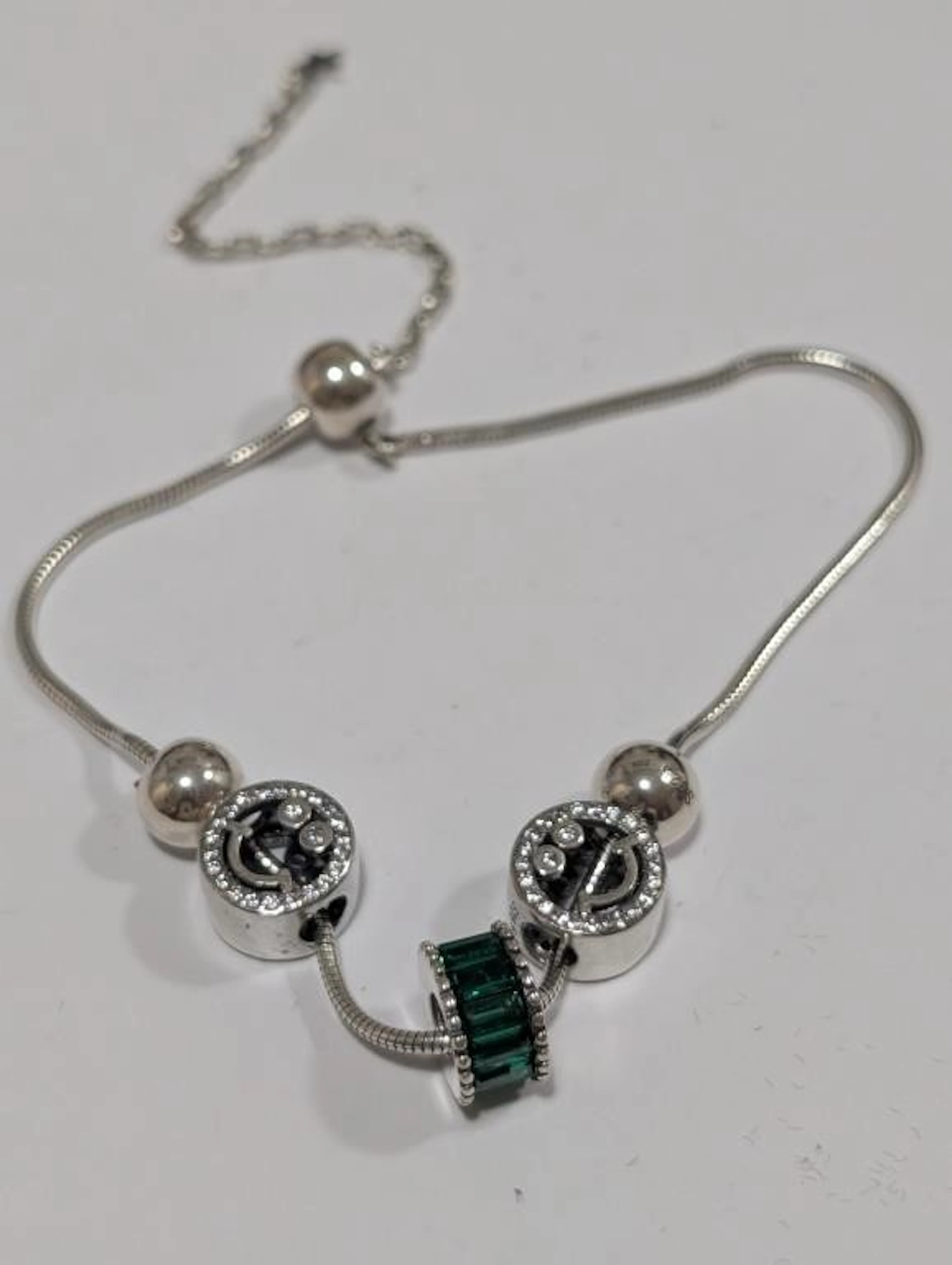$240, Silver(9.43g), adjustbaleBracelet, appraised