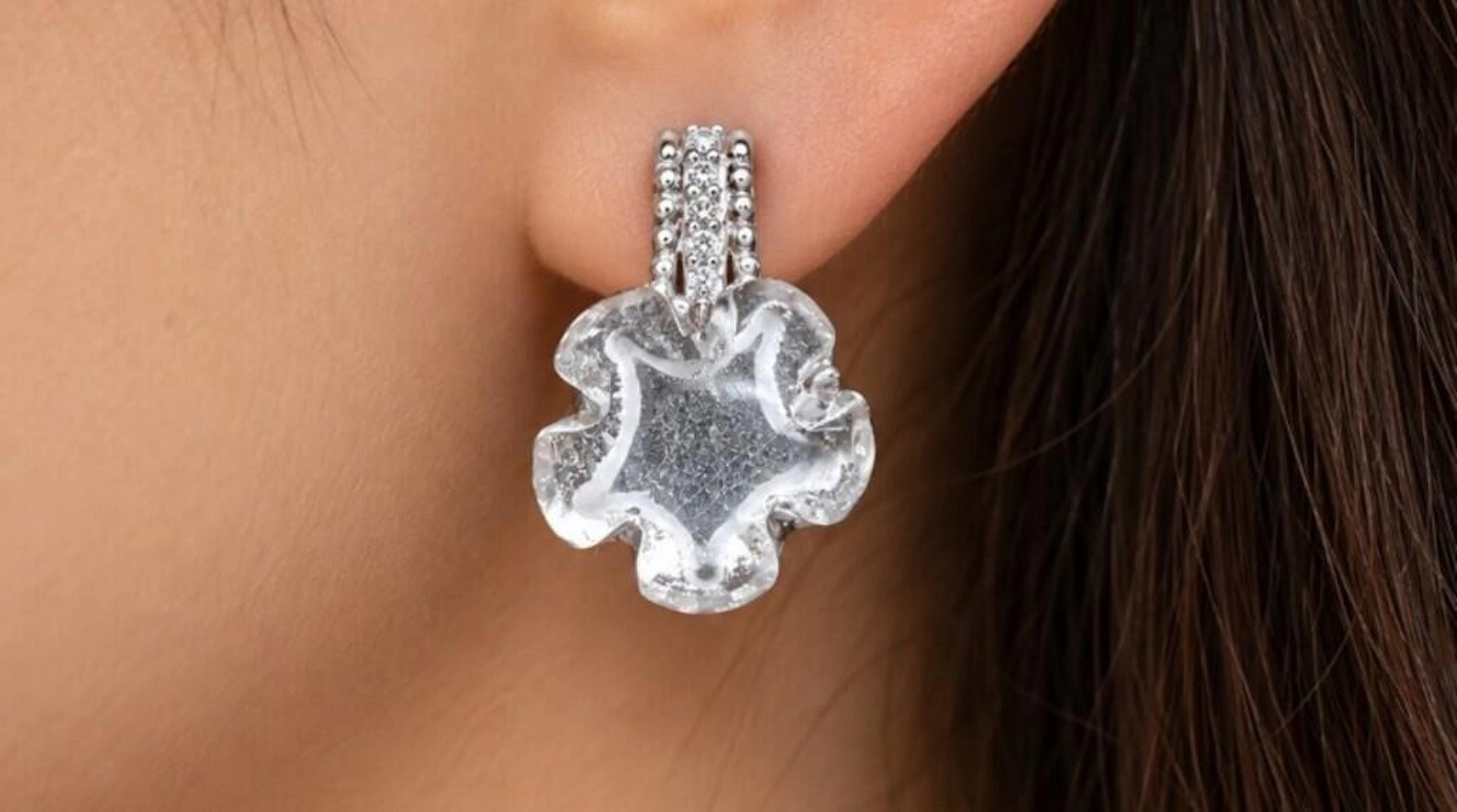 $480, silver(6.9g), genuine gemstone earring, reta