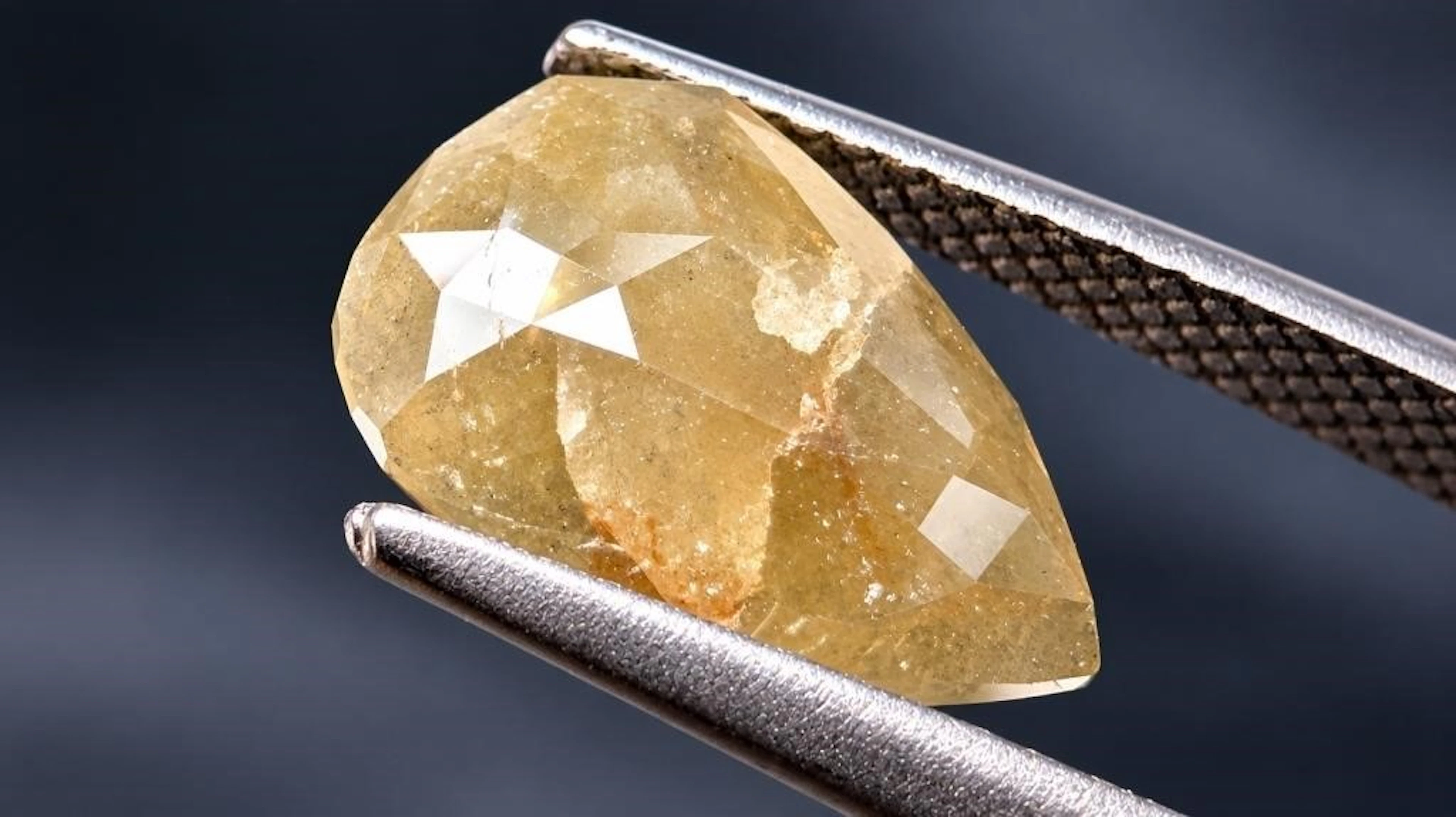 $3600, Natural fancy color yellowish green diamond