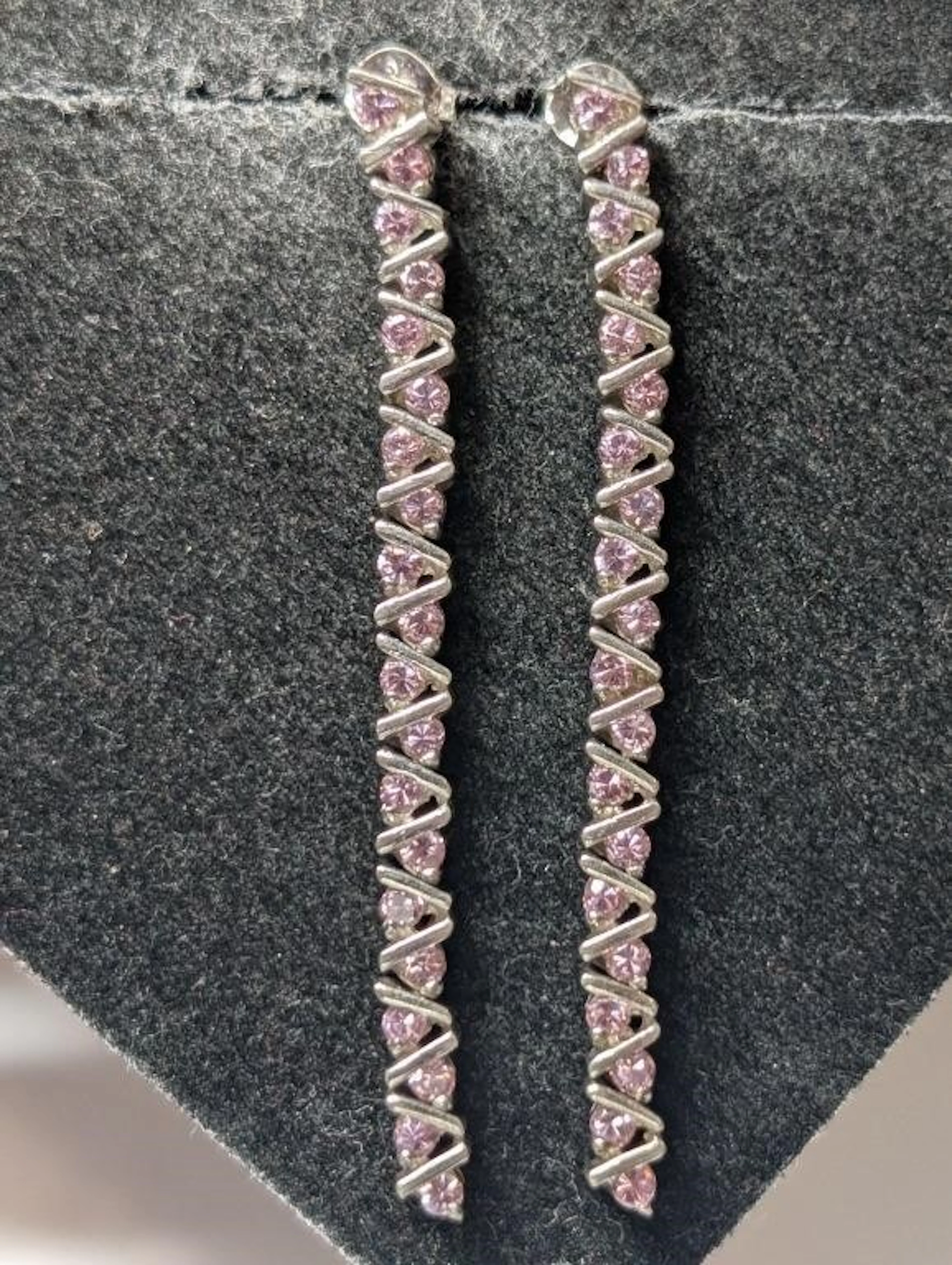 $170, Silver(6.79g), czEarring, appraised/retail v