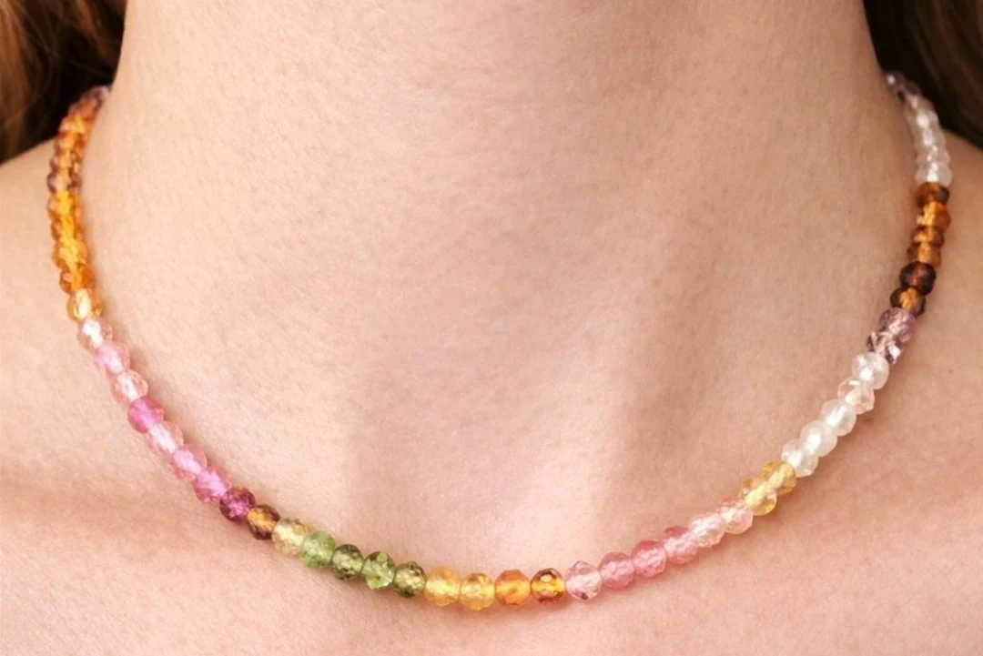 $300, silver tourmalinenecklace 16", retail value