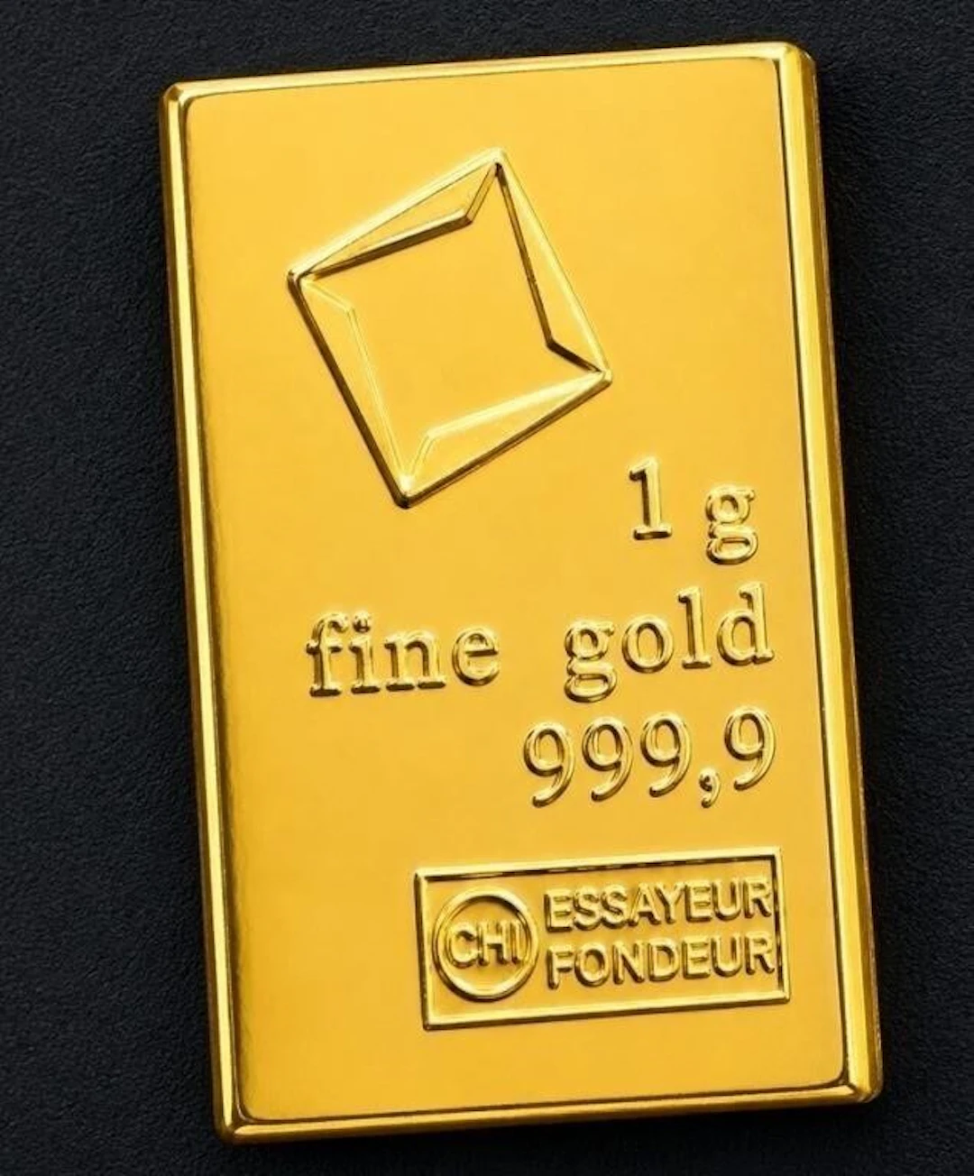 ., 24k(1g), fine 9999 gold bar, retail value .