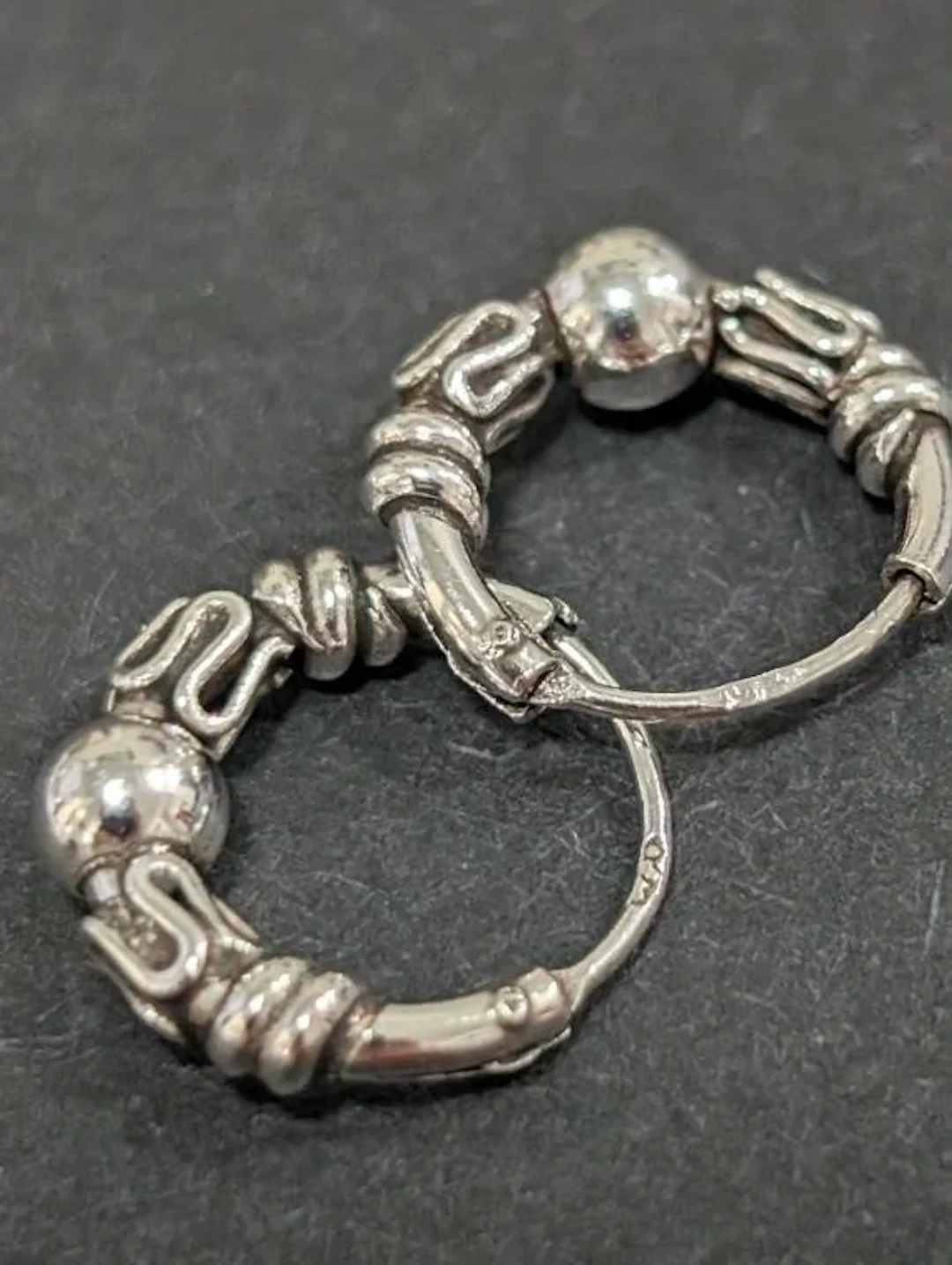 $30, SilverEarring, appraised/retail value $30