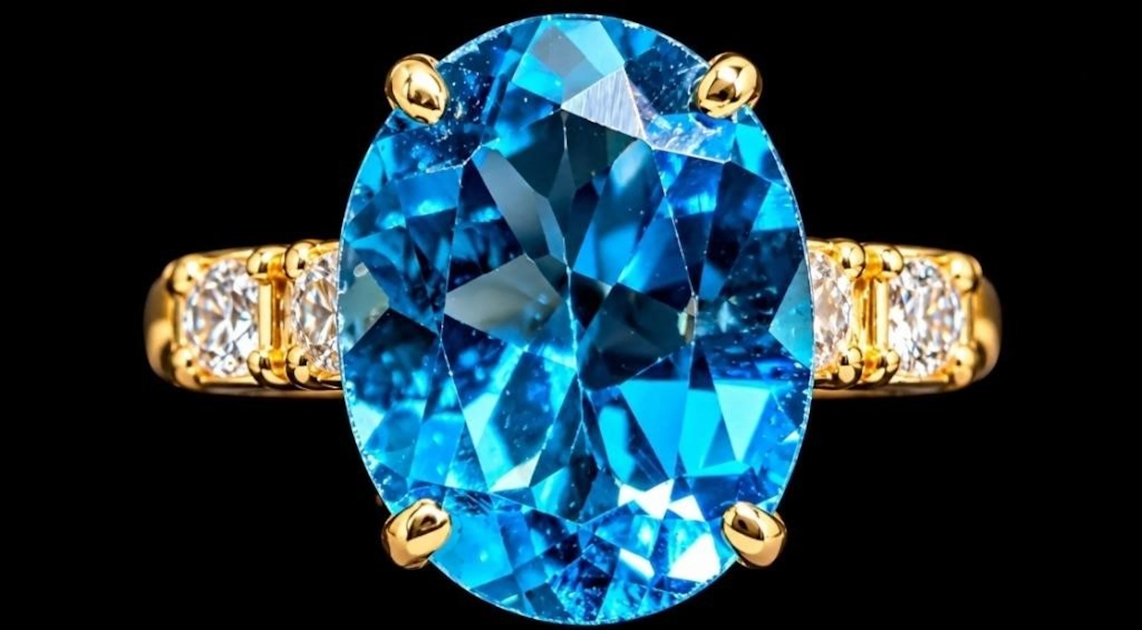 $1575, 10k(1.4g), topaz (2.27ct), lab diamond (0.0