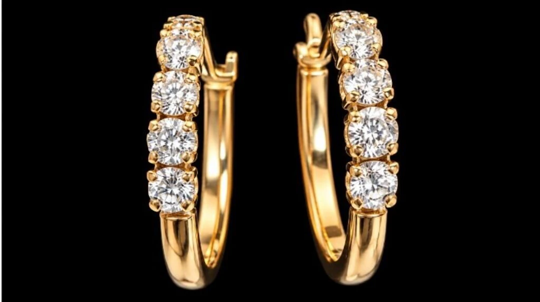 $1100, 10k(0.8g), CZearring, retail value $1100