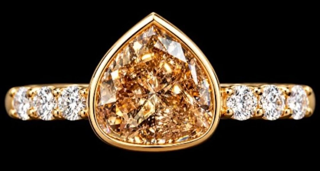 $2835, 10k(1.44g), diamond (1ct), diamond (0.06ct)