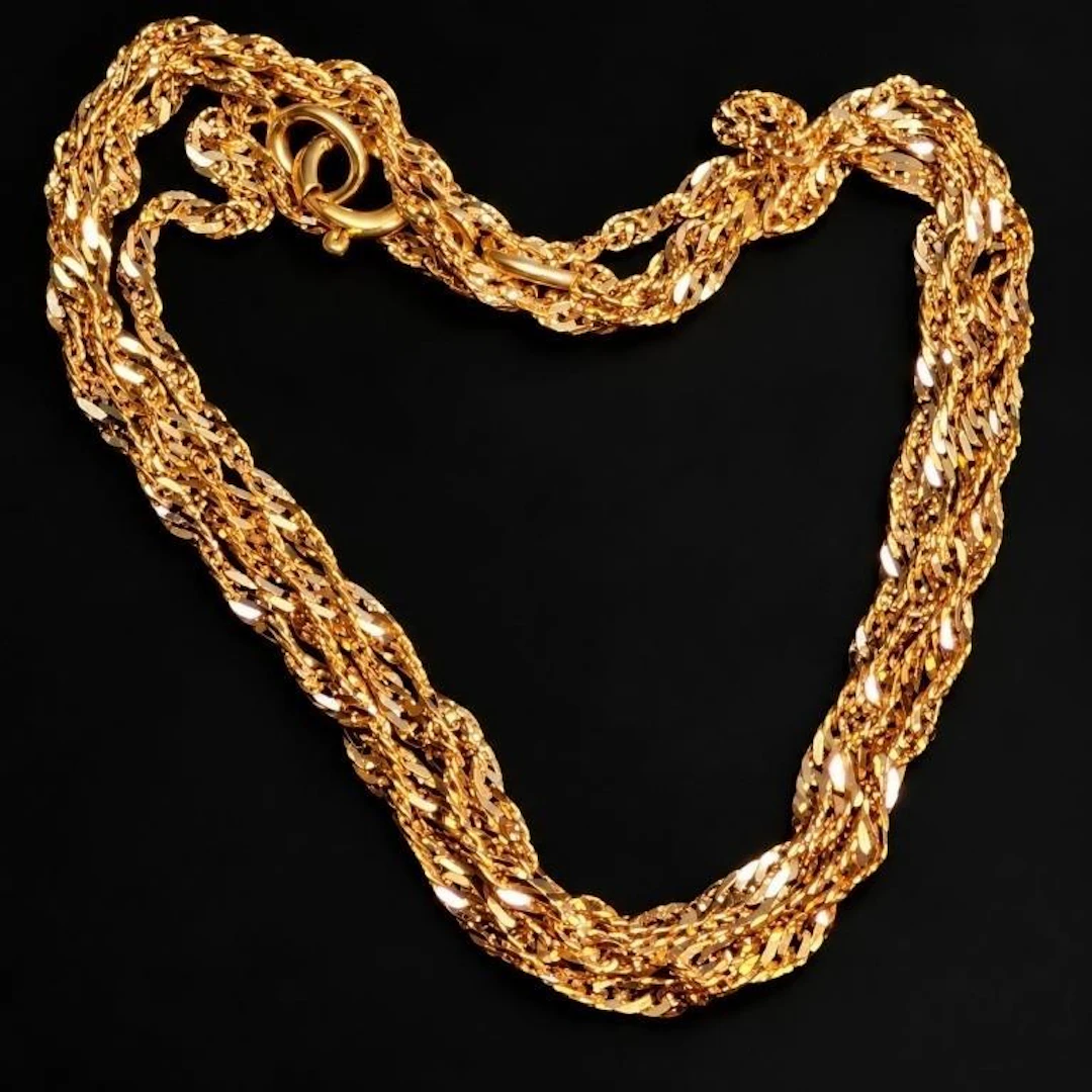$700, 10k(0.91g), necklace 18", retail value $700