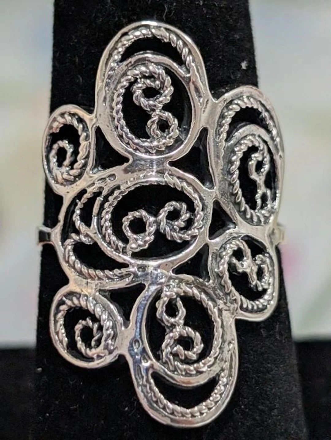 $90, Silver(4.27g), Ring, size 5, appraised/retail