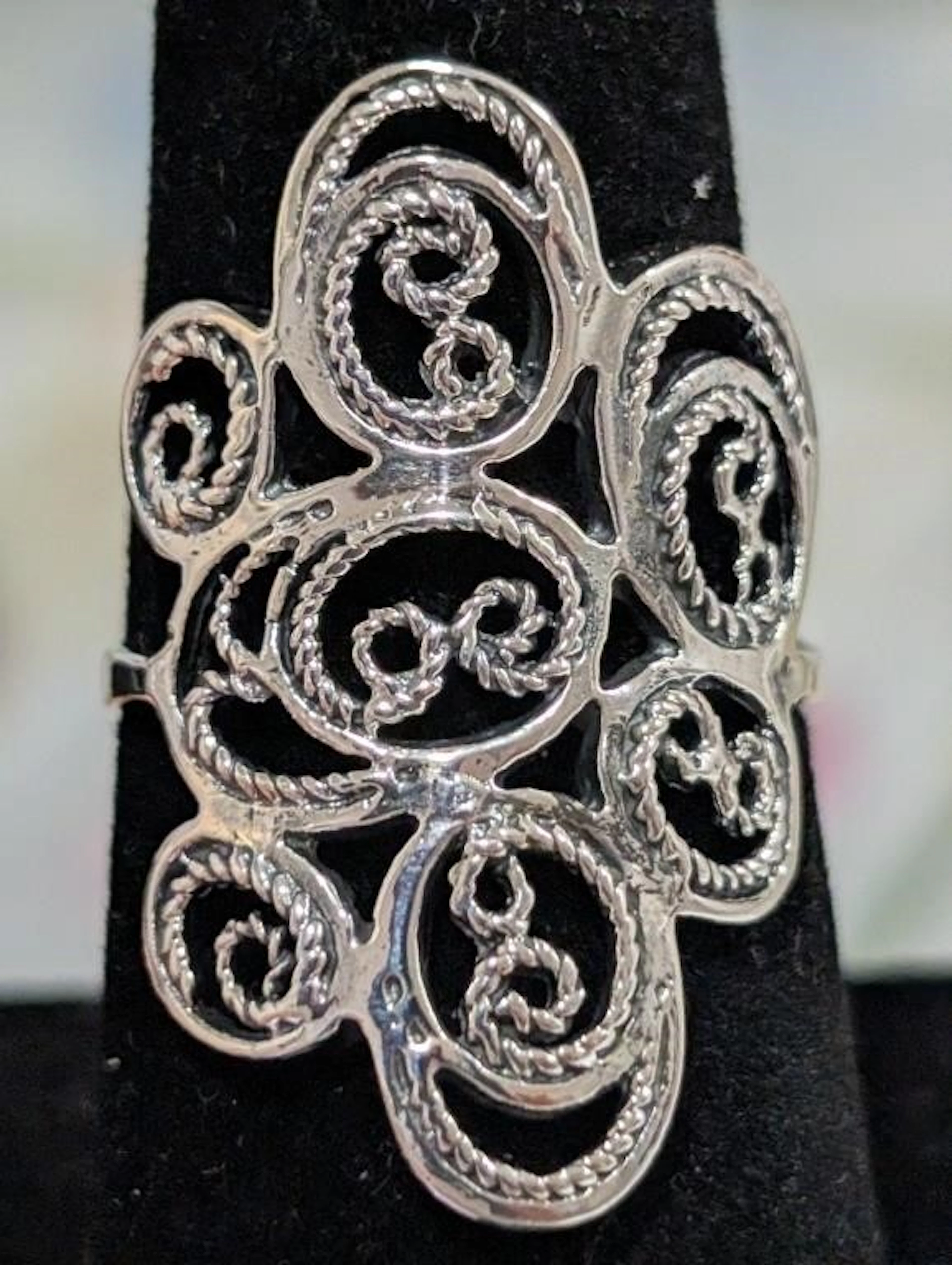 $90, Silver(4.27g), Ring, size 5, appraised/retail