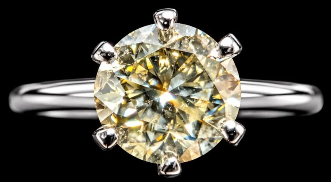 $9690, 14k(1.81g), diamond (1.1ct)ring, size 5, ap