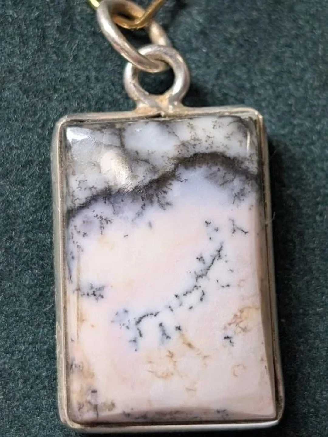 $80, Silver(4.92g), Dendritic opalPendant, apprais