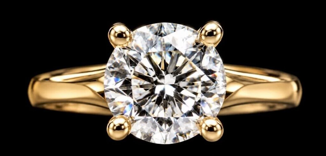 $2600, 10k(1.4g), lab diamond (0.56ct)ring, size 6