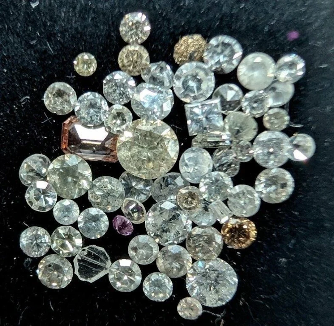 $1000, natural diamonds assorted size (app 1ct), r