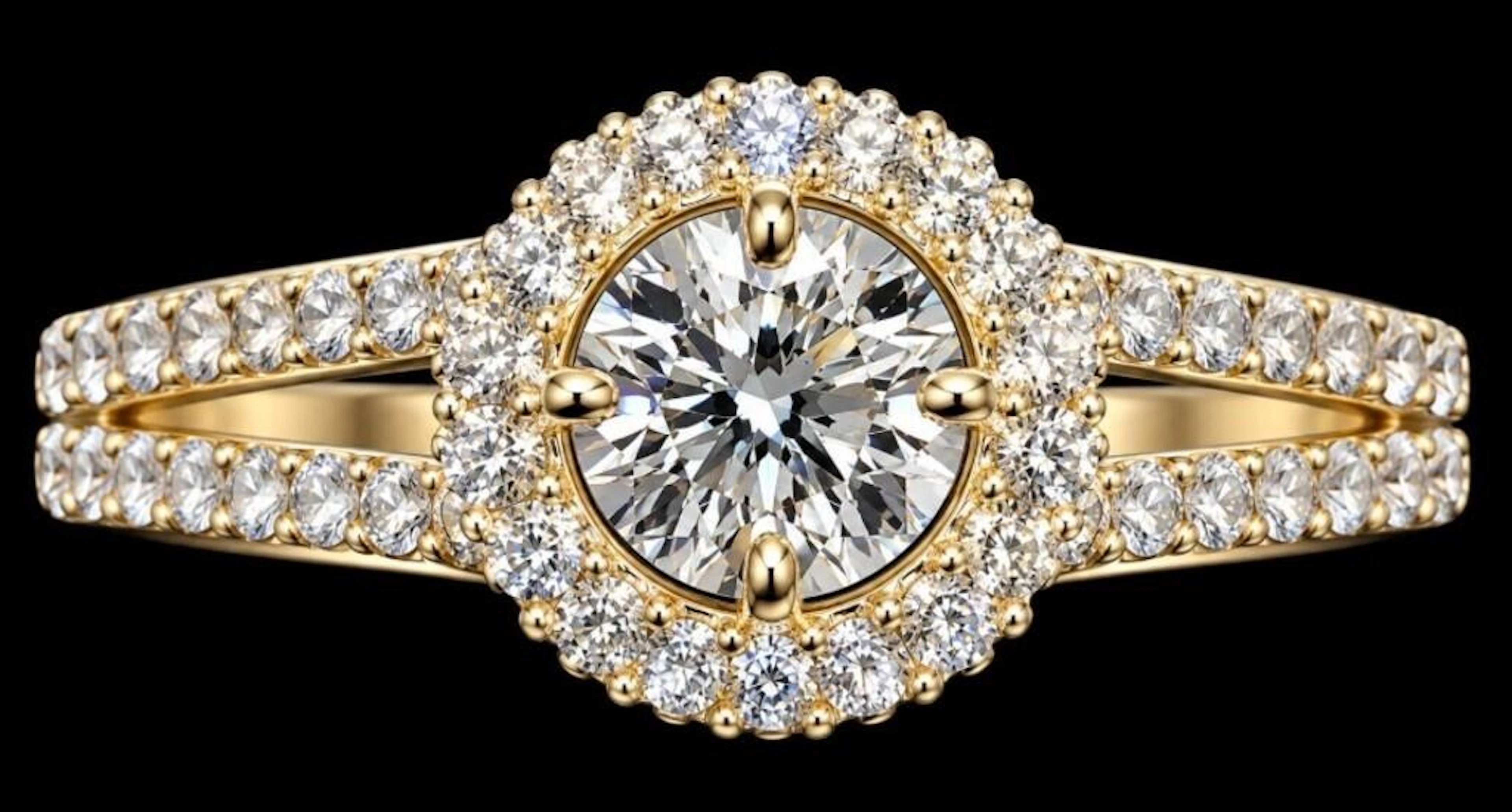 $3000, 10k(1.93g), lab diamond (0.36ct)ring, size