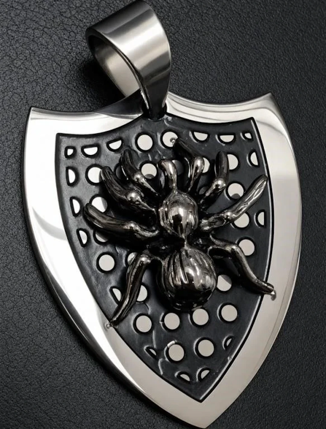 $50, stainless steel (21.61g), pendant, retail va