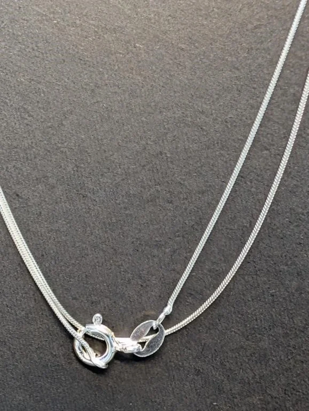 $60, SILVER(1.7g), NECKLACE 15", retail value $60