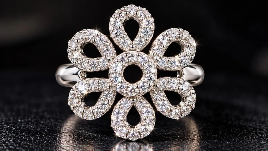 $120, Silver(4.86g), CZRing, size 7, appraised/ret