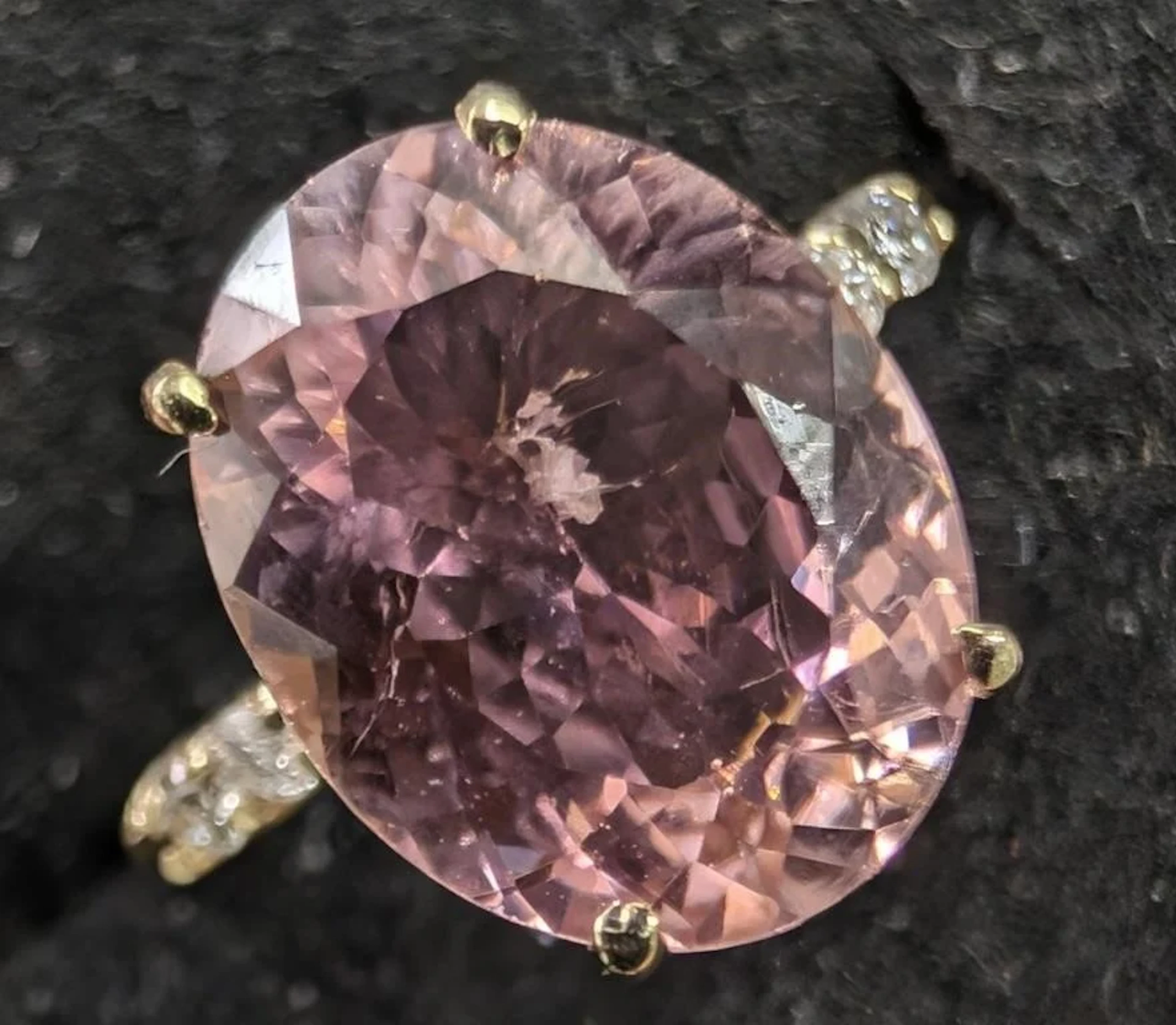 $2400, 10k(2g), tourmaline (5ct), diamond (0.06ct)