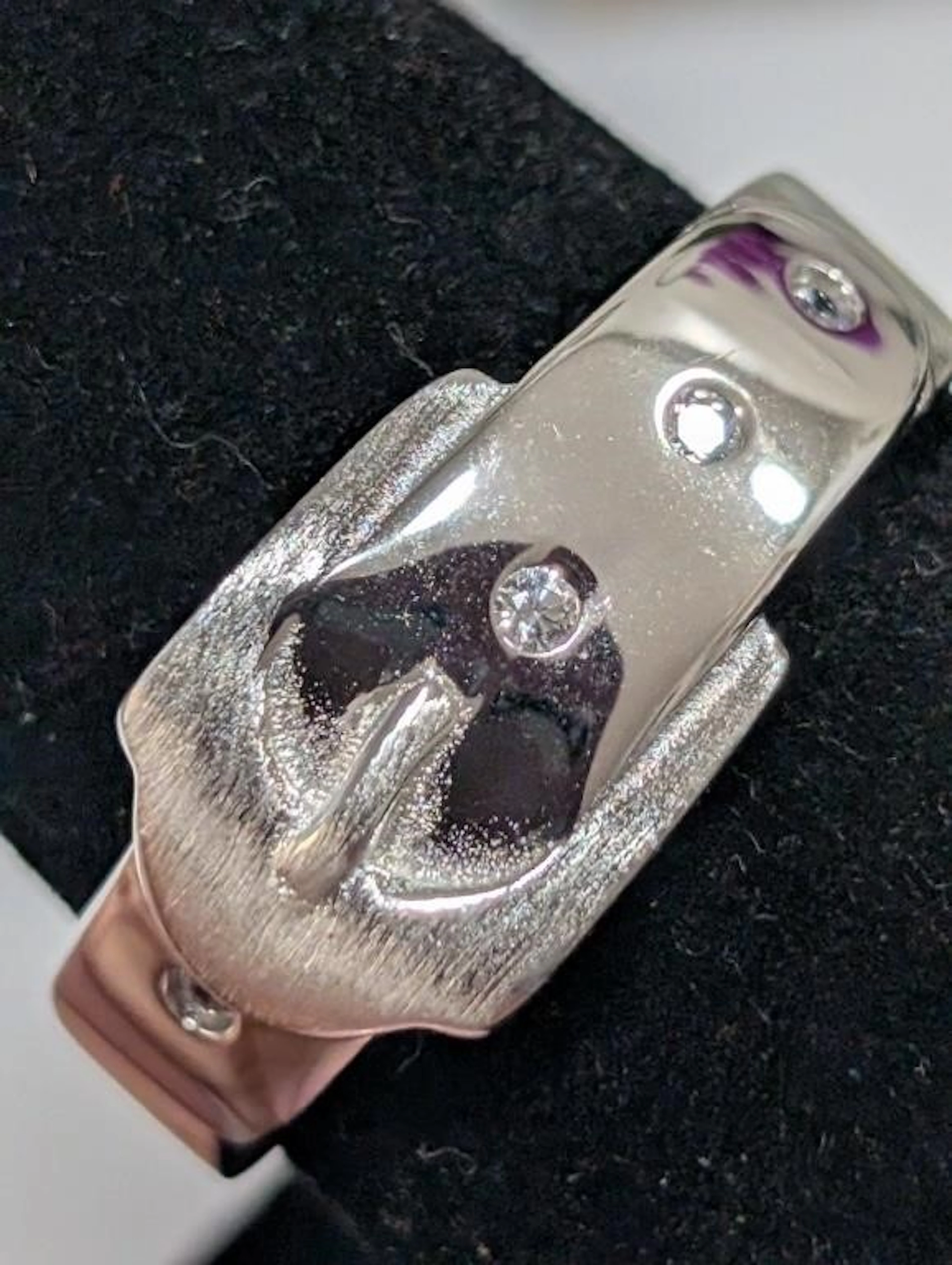 $100, Silver(3.87g), CZRing, size 9, appraised/ret
