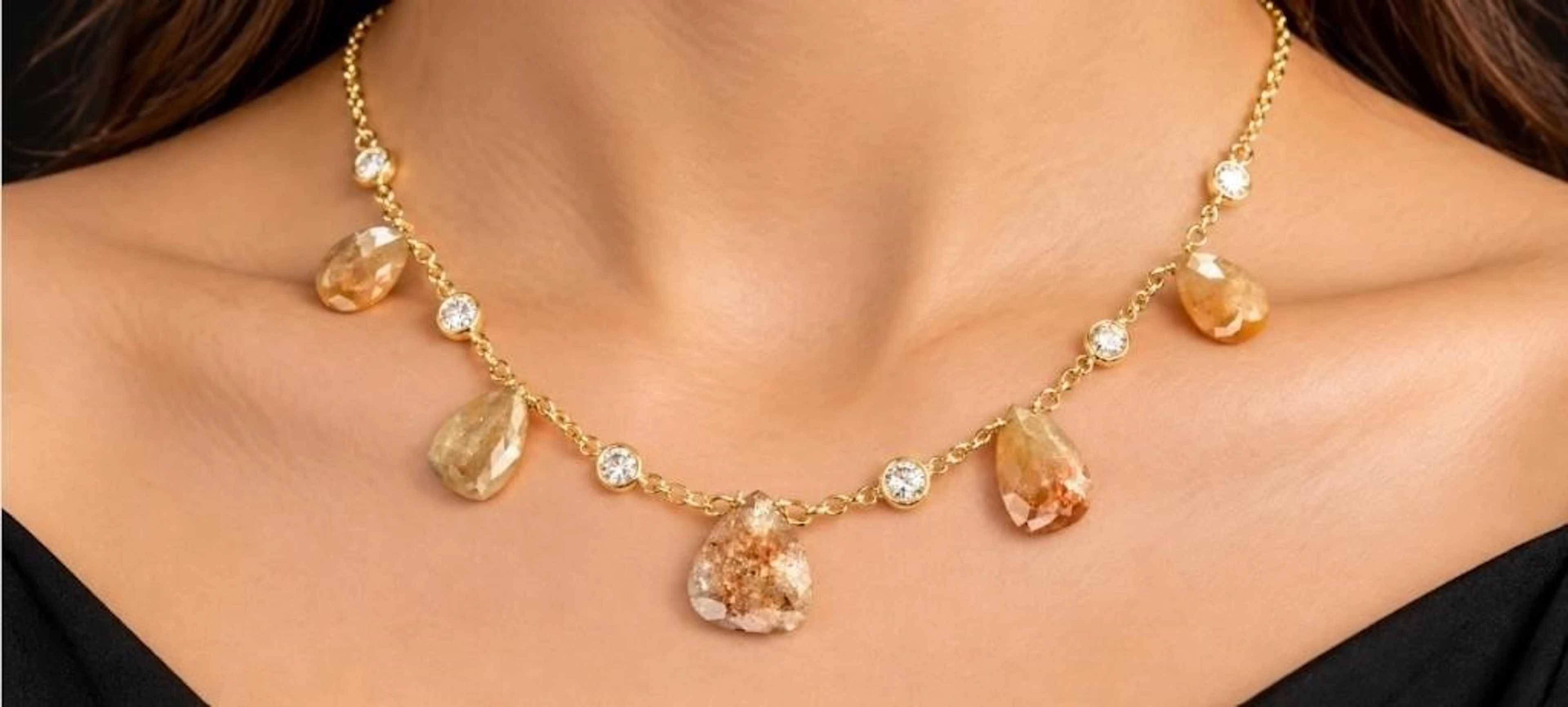 14k(2g), diamond (5.65ct), diamond (0.7ct)necklace