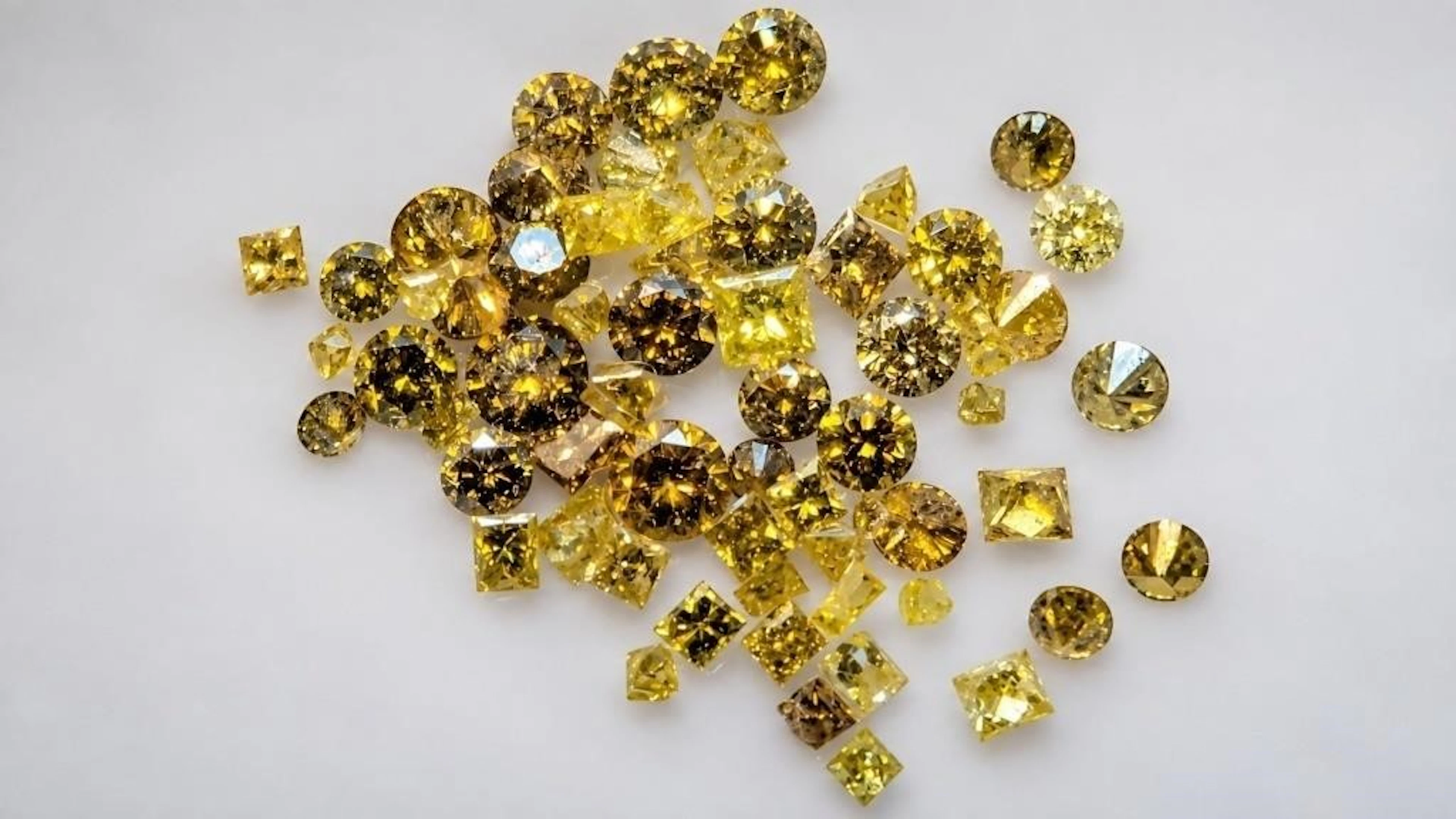 $600, yellow diamond treated (1ct)gemstone, retail