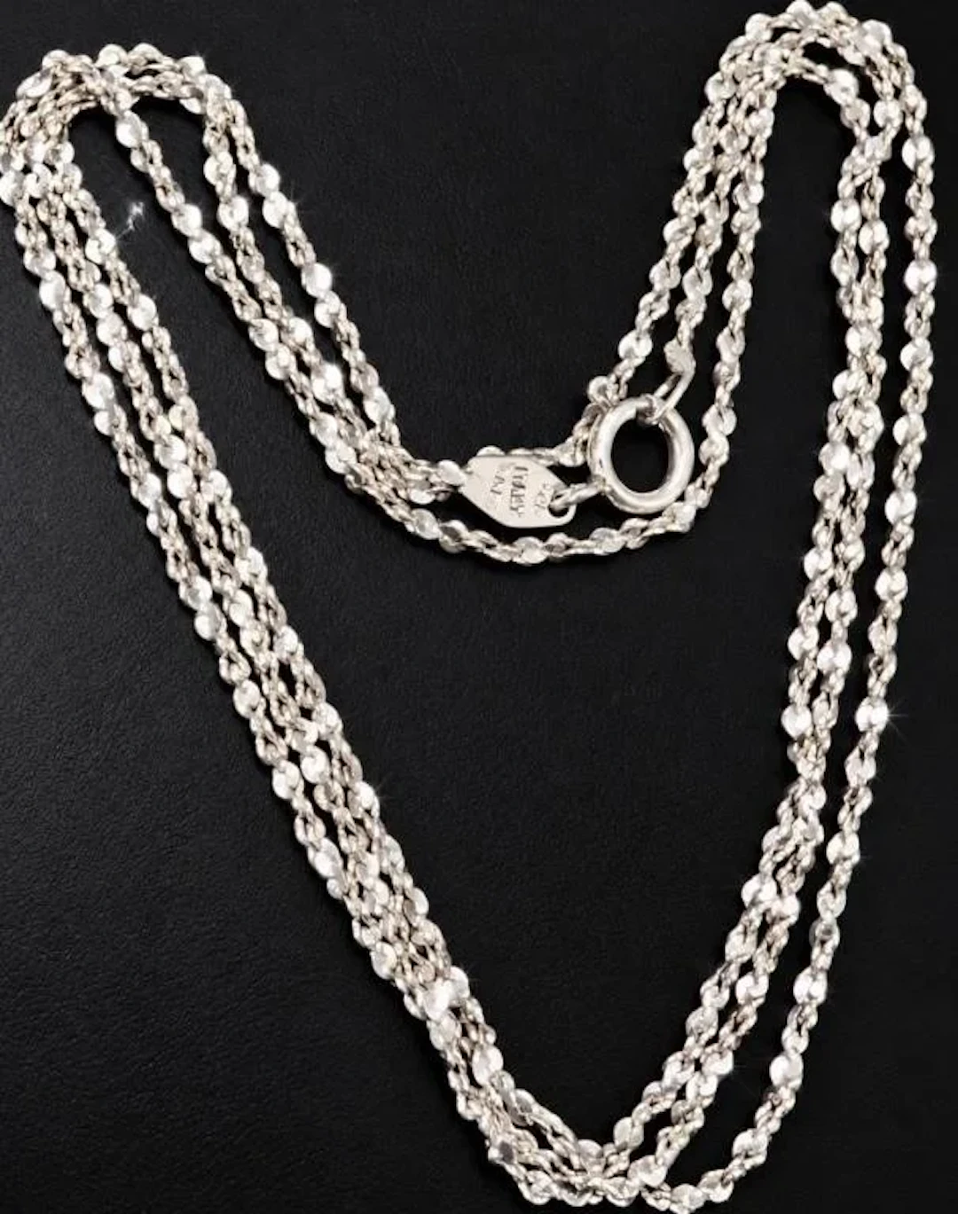 $60, silver(2g), chain 20", retail value $60